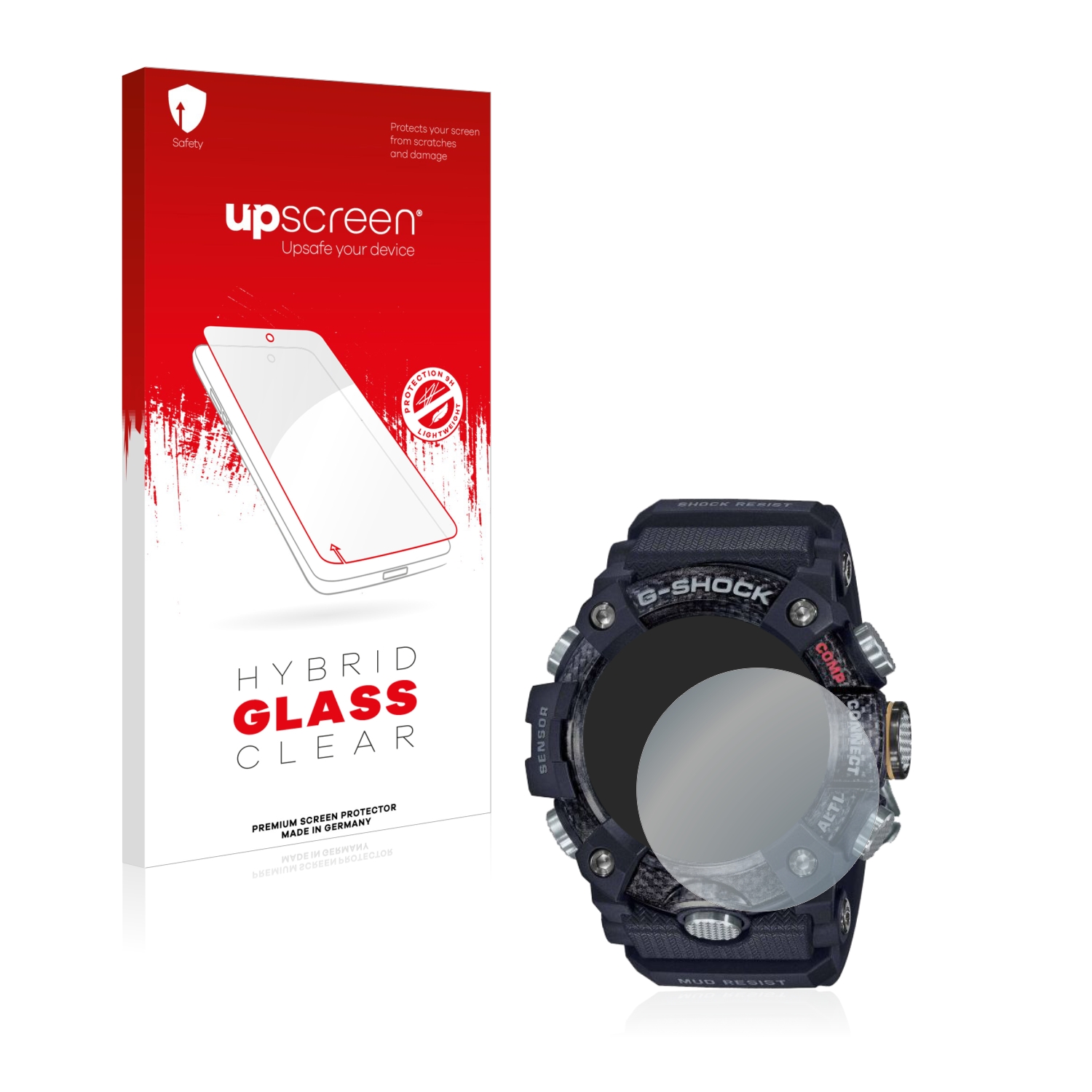čirá skleněná fólie upscreen Hybrid Glas pro Casio G-Shock Mudmaster GG-B100-1AER