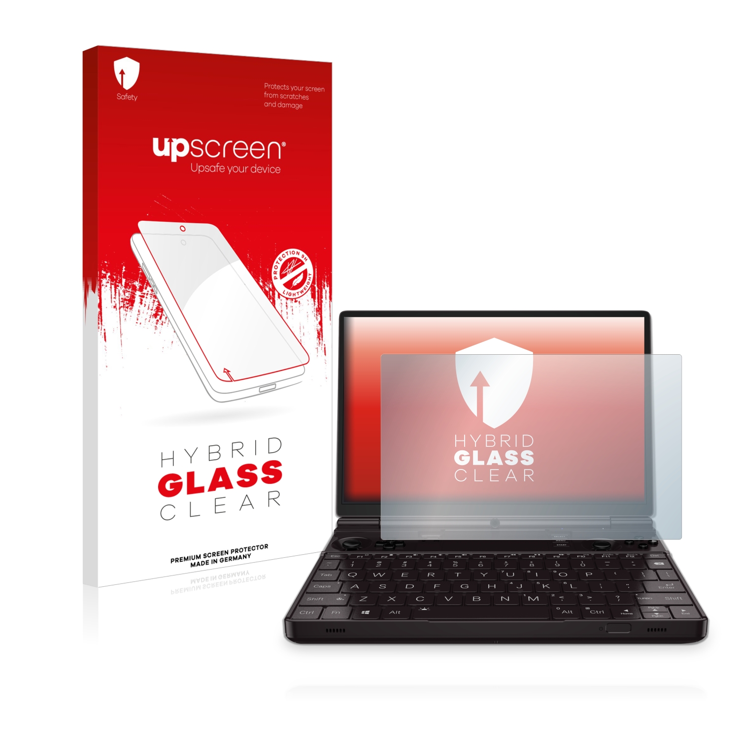 čirá skleněná fólie upscreen Hybrid Glas pro GPD Win Max 2