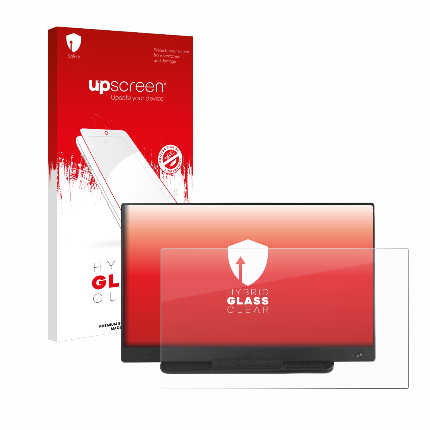 čirá skleněná fólie upscreen Hybrid Glas pro ASUS ZenScreen MB165B