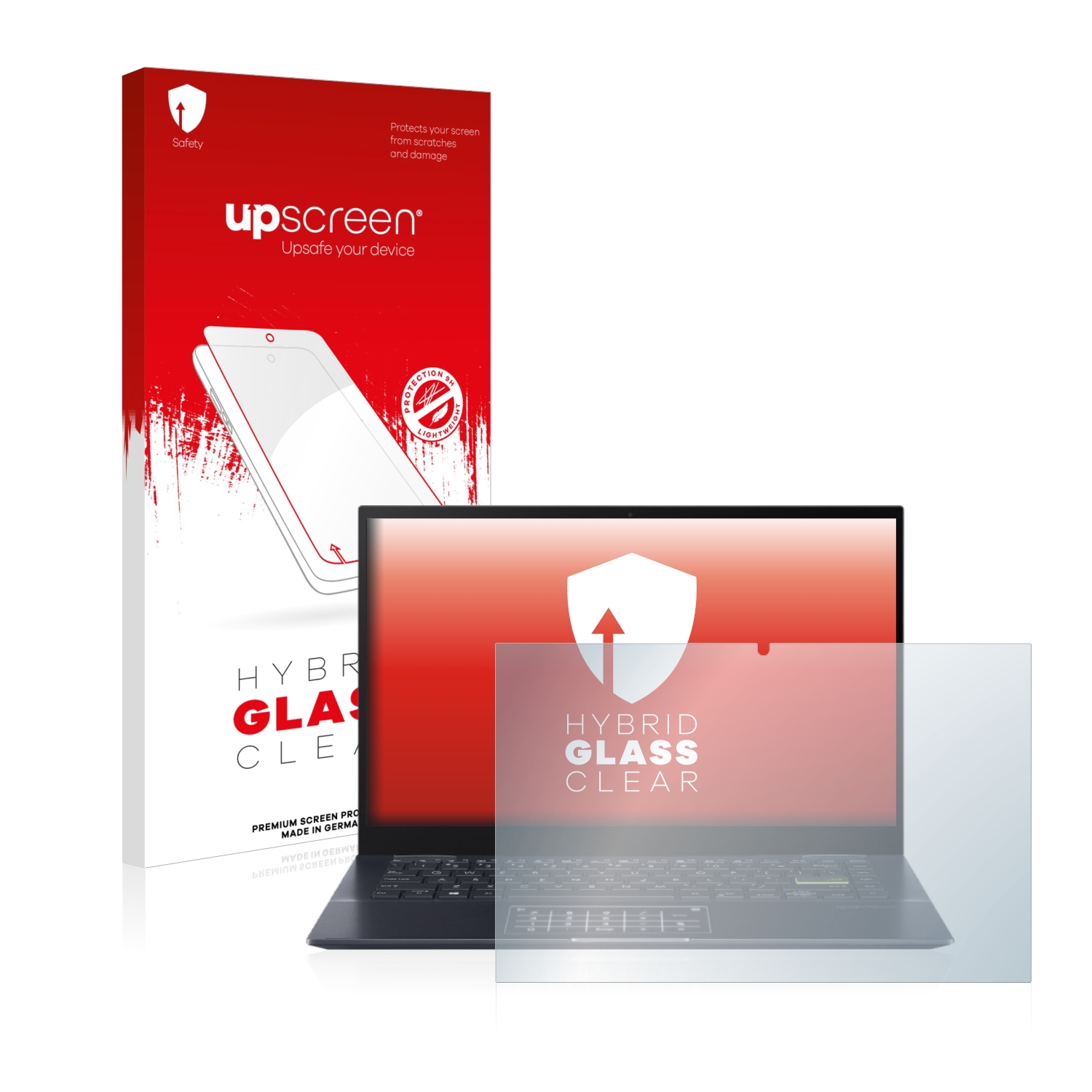čirá skleněná fólie upscreen Hybrid Glas pro ASUS VivoBook Flip 14 TM420UA EC004R