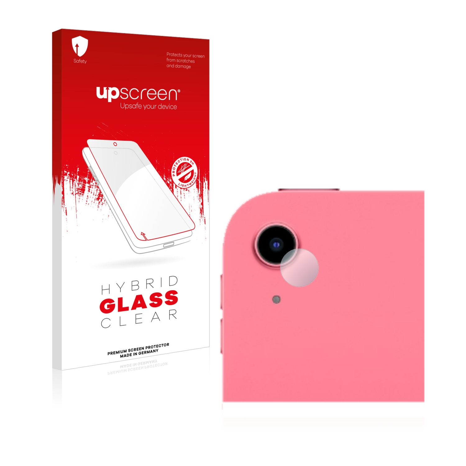 čirá skleněná fólie upscreen Hybrid Glas pro Apple iPad 10.9 2022 WiFi (pouze kamera, 10. Gen.)