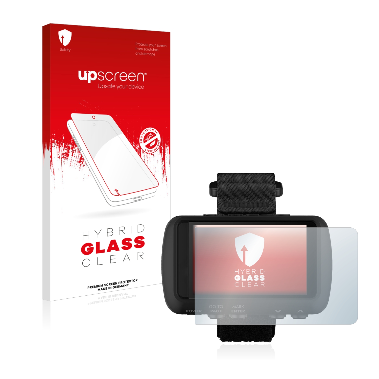 čirá skleněná fólie upscreen Hybrid Glas pro Garmin Foretrex 701