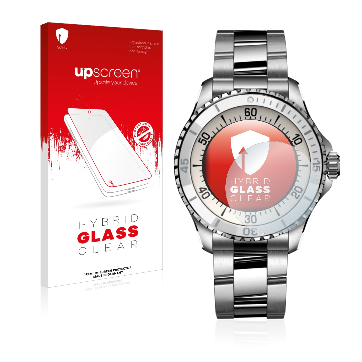 čirá skleněná fólie upscreen Hybrid Glas pro Breitling Superocean Automatic 36