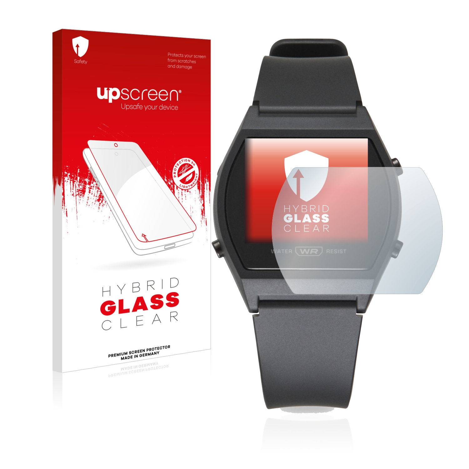 čirá skleněná fólie upscreen Hybrid Glas pro Casio LW-204-1BEF