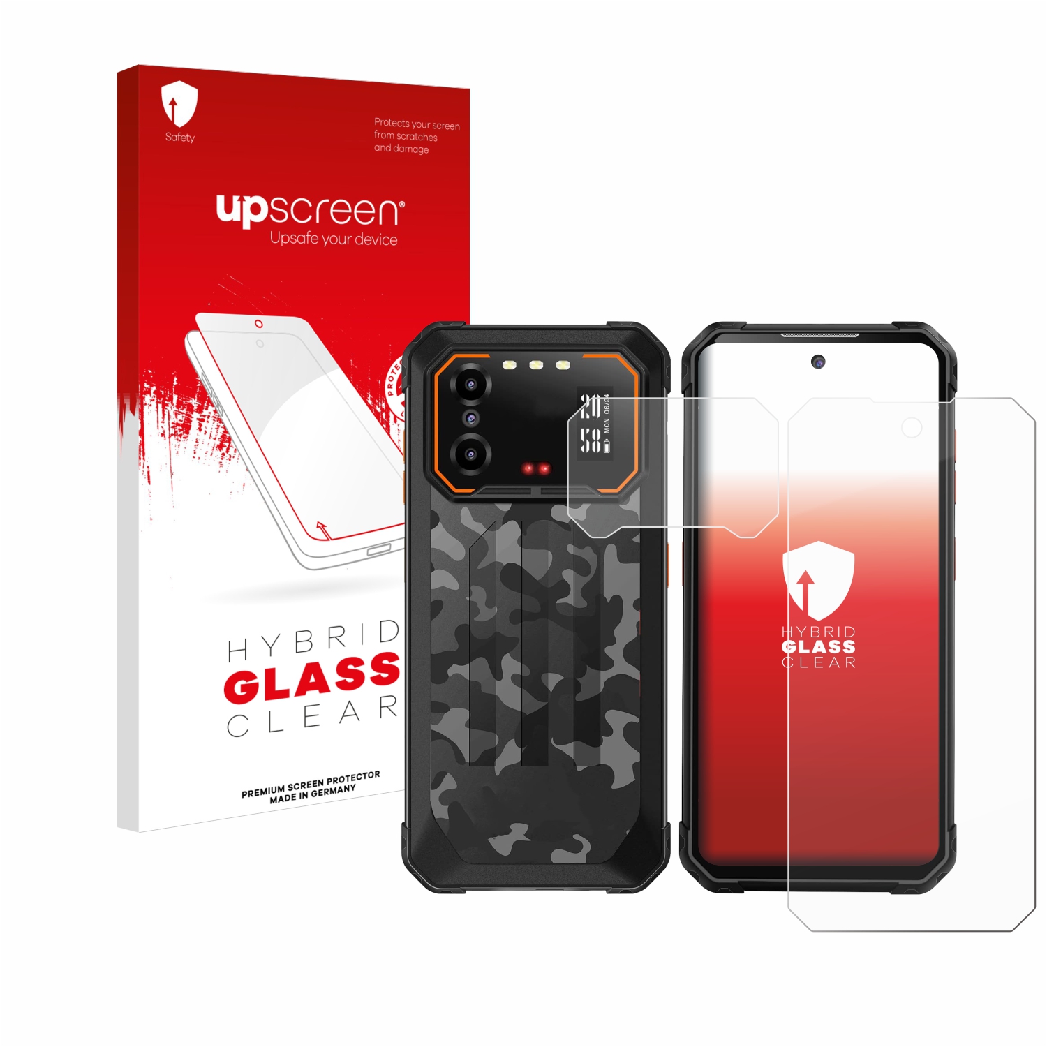 čirá skleněná fólie upscreen Hybrid Glas pro iiiF150 B1 Pro (displej+Kamera)