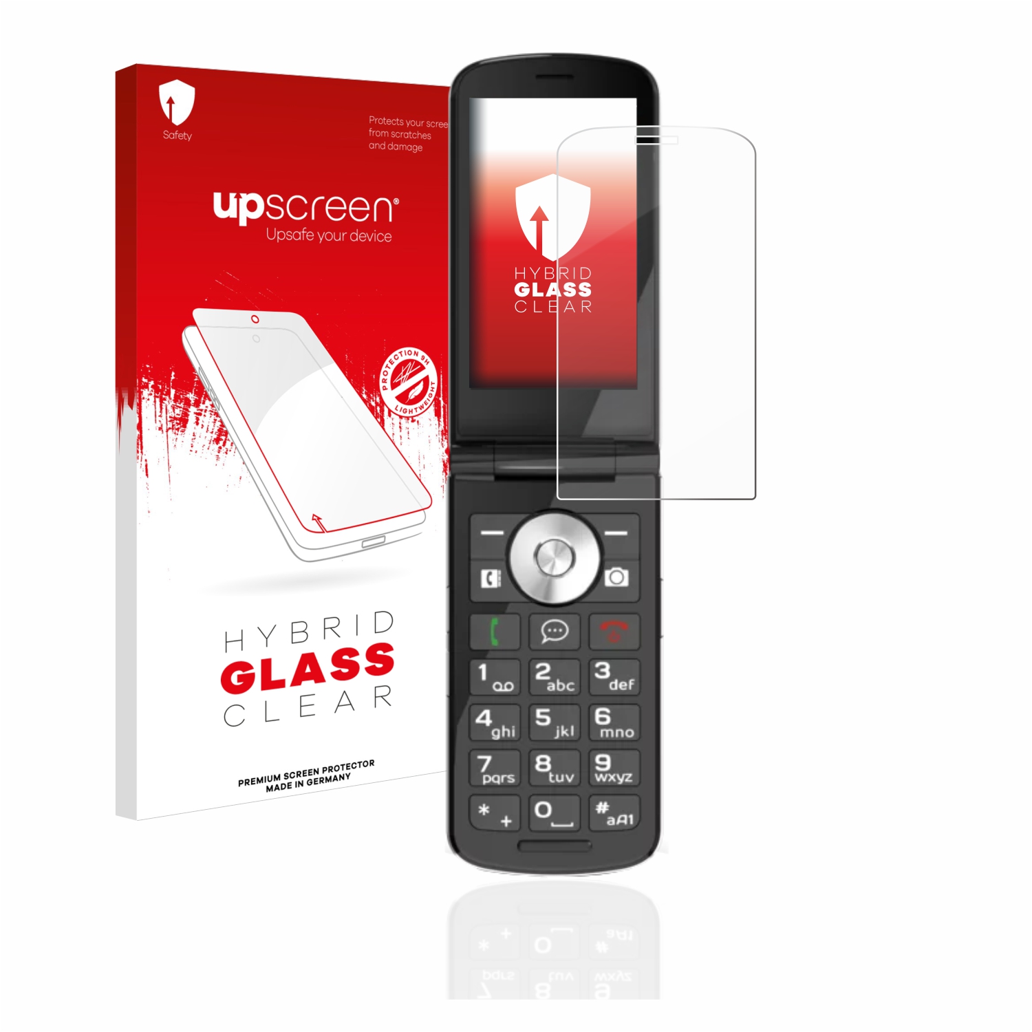 čirá skleněná fólie upscreen Hybrid Glas pro Emporia TOUCHsmart.2