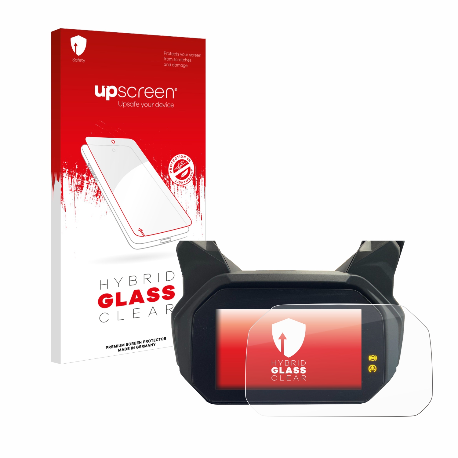 čirá skleněná fólie upscreen Hybrid Glas pro BMW C400 GT TFT