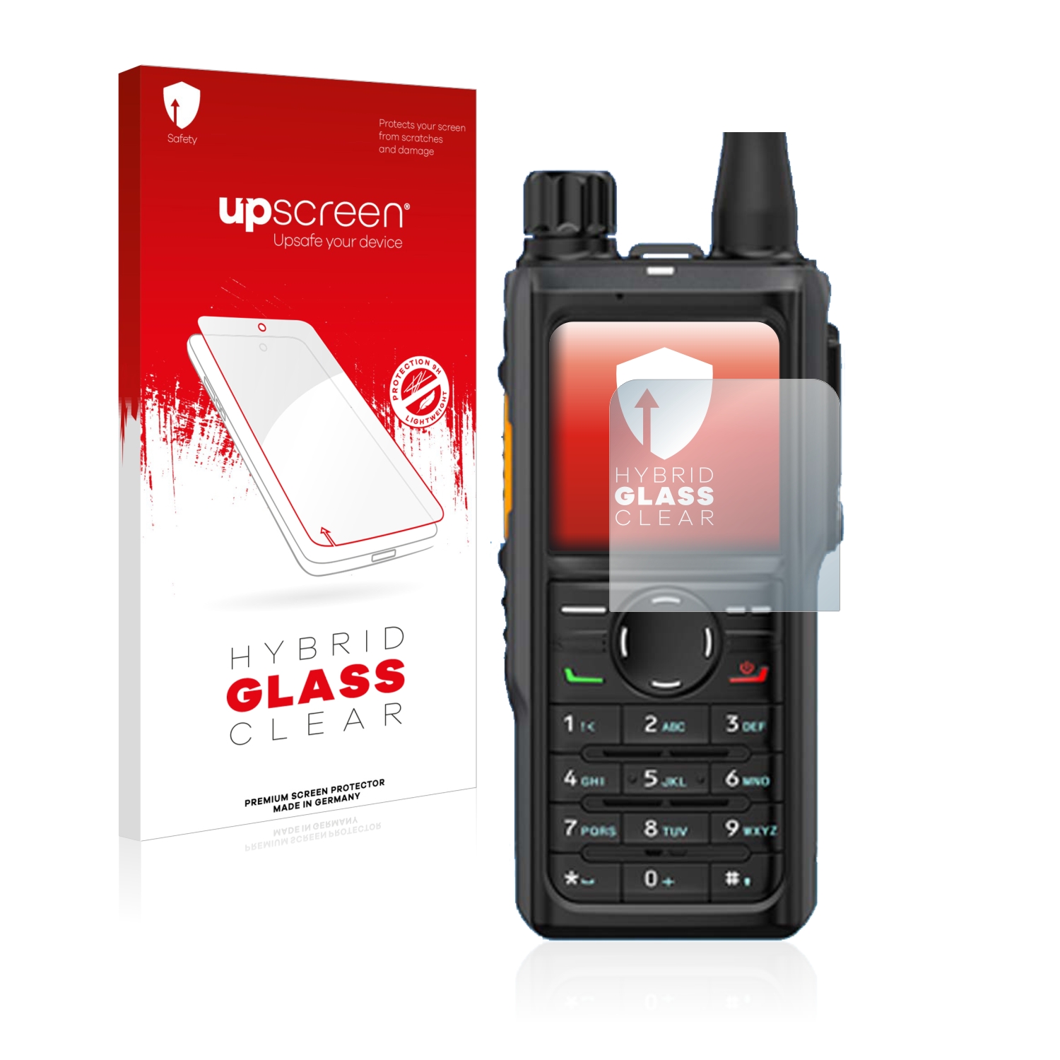 čirá skleněná fólie upscreen Hybrid Glas pro Hytera HP 685