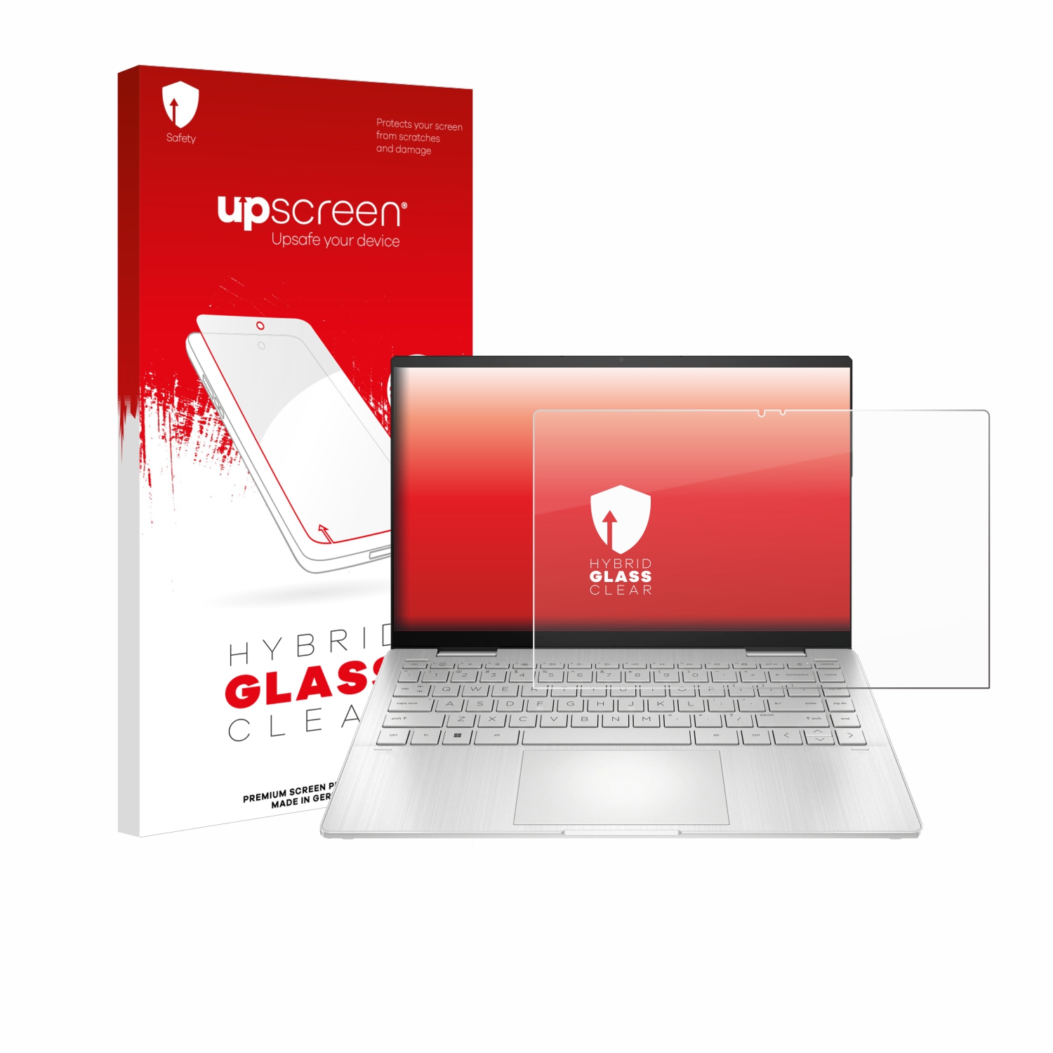 čirá skleněná fólie upscreen Hybrid Glas pro HP Pavilion x360 2-in-1 (14-ekX)