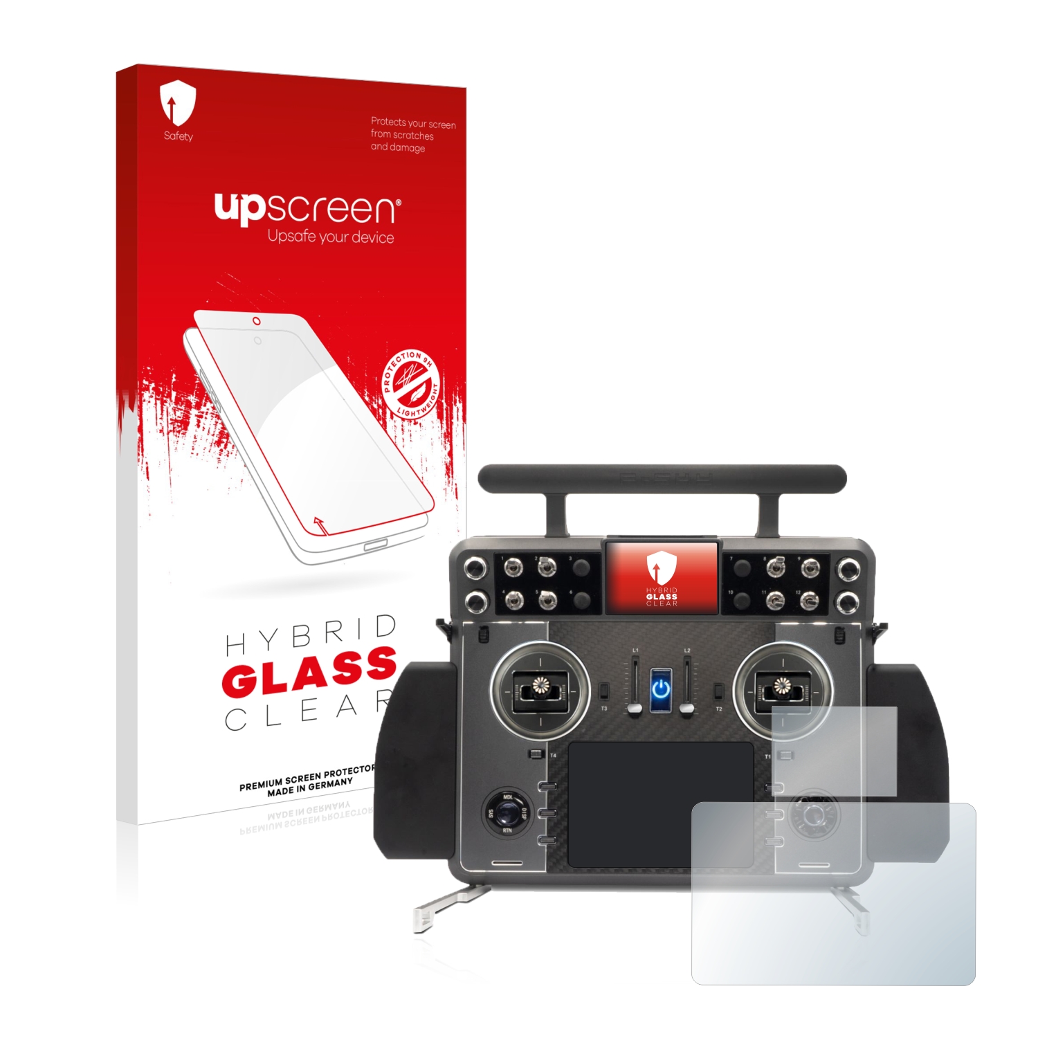 čirá skleněná fólie upscreen Hybrid Glas pro FrSky Tandem XE 2