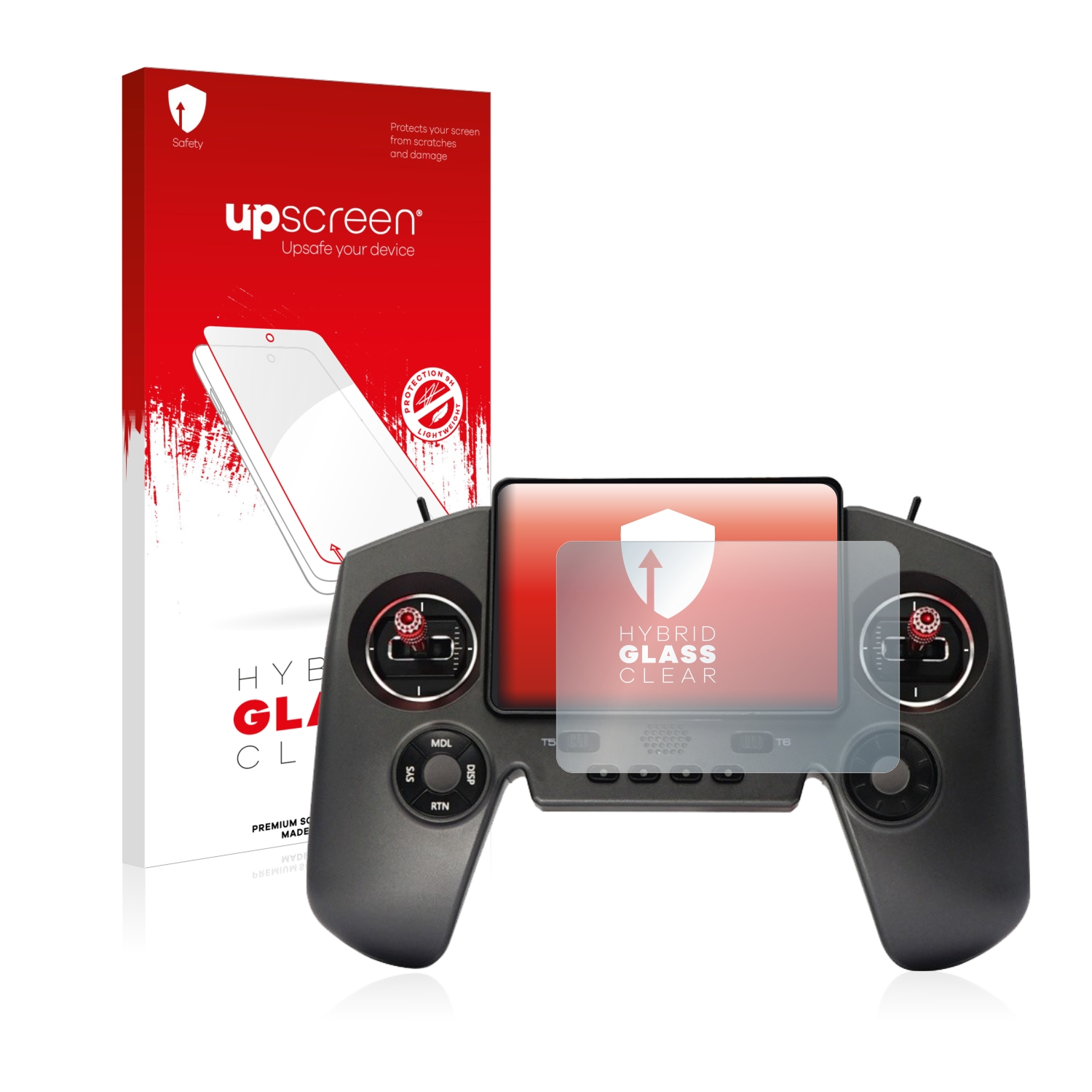 čirá skleněná fólie upscreen Hybrid Glas pro FrSky Twin Lite