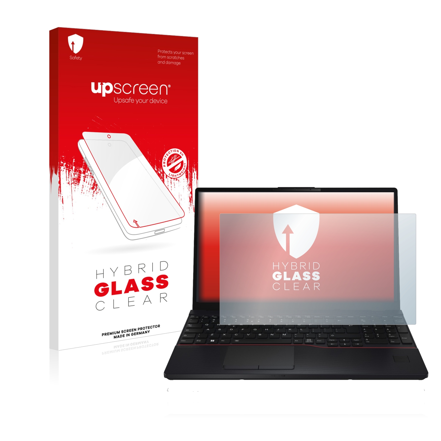 čirá skleněná fólie upscreen Hybrid Glas pro Fujitsu Lifebook E5512