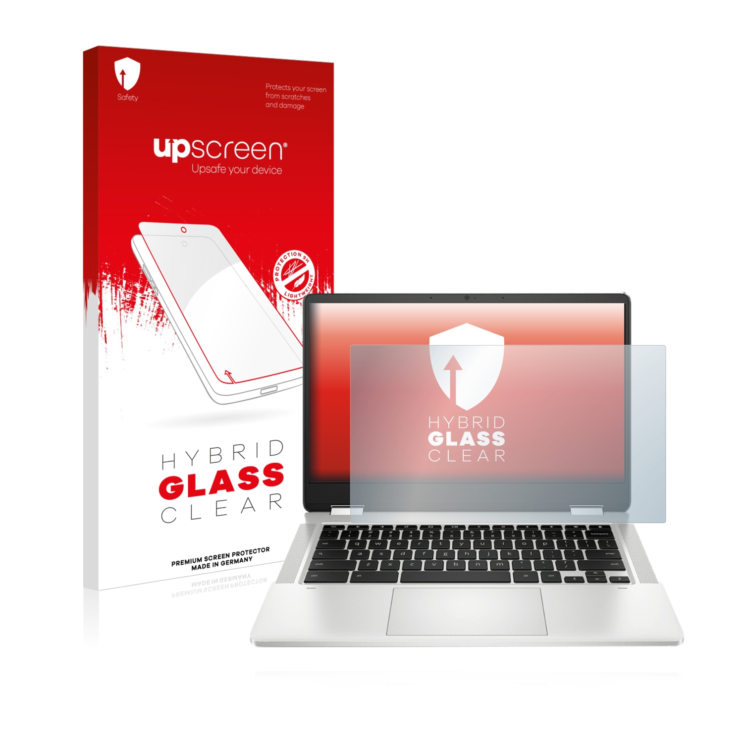 čirá skleněná fólie upscreen Hybrid Glas pro HP Chromebook x360 14a-ca0219ng