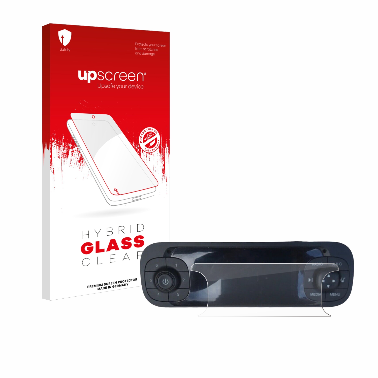 čirá skleněná fólie upscreen Hybrid Glas pro Fiat Panda 2019