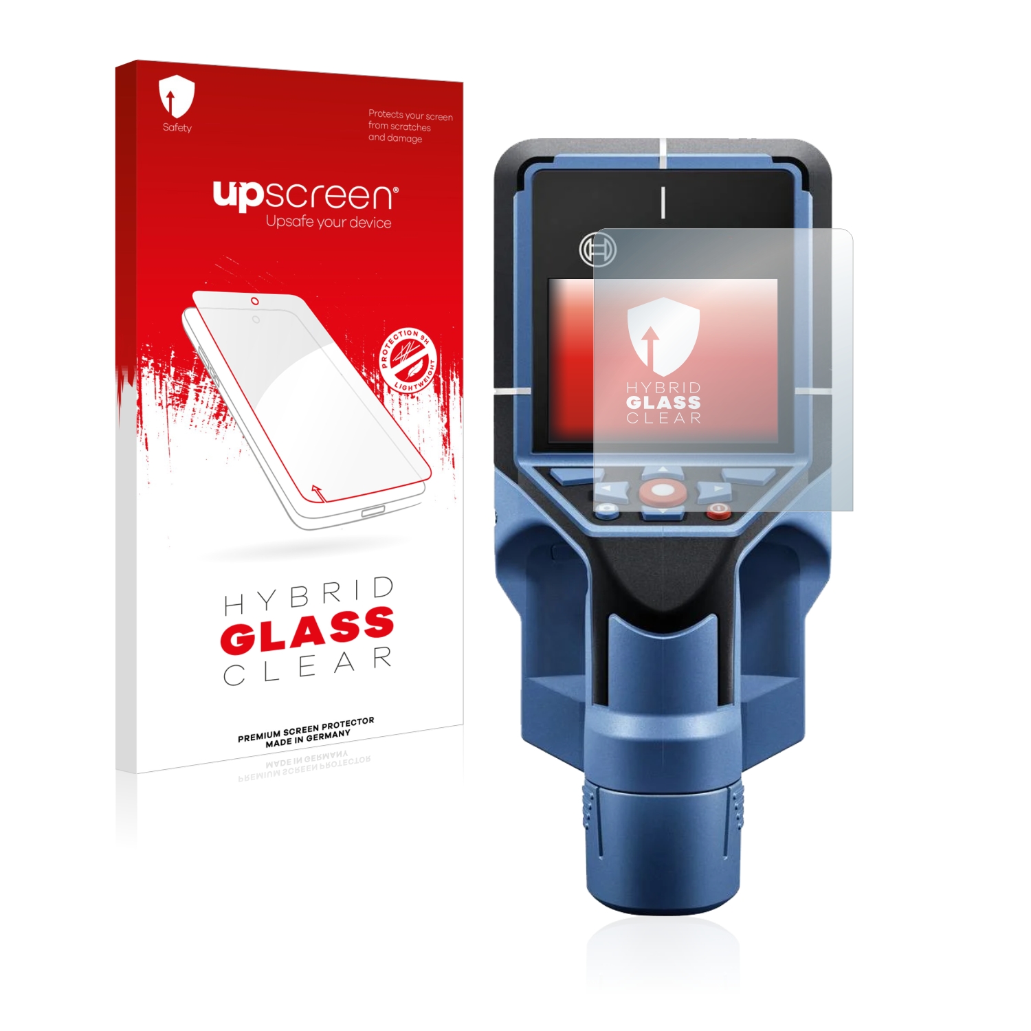 čirá skleněná fólie upscreen Hybrid Glas pro Bosch D-tect 200 C Wallscanner