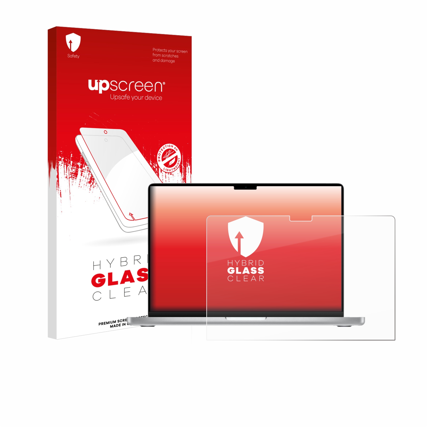 čirá skleněná fólie upscreen Hybrid Glas pro Apple MacBook Pro 14 2023 M2