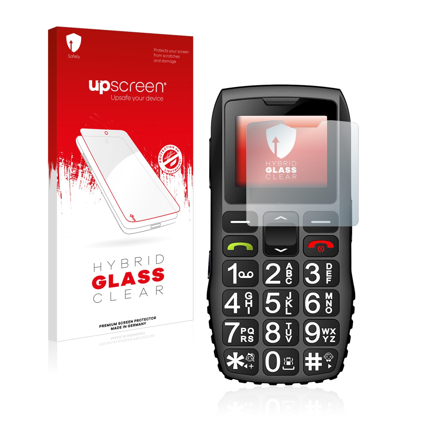 čirá skleněná fólie upscreen Hybrid Glas pro artfone C1 +