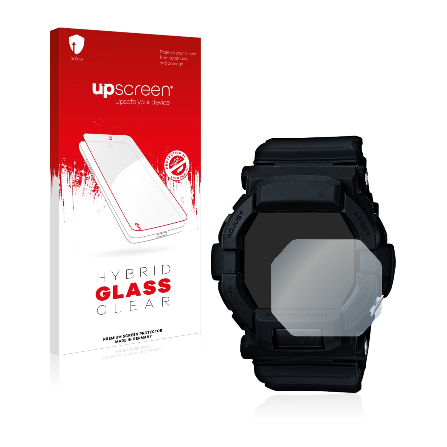 čirá skleněná fólie upscreen Hybrid Glas pro Casio G-Shock GD350