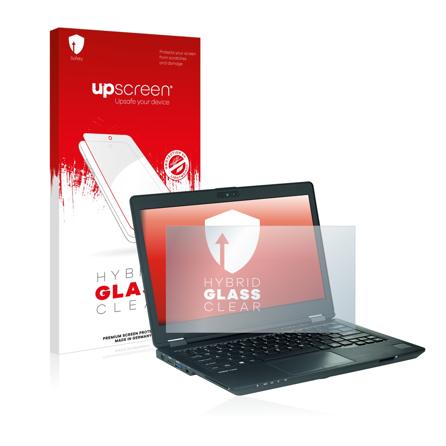 čirá skleněná fólie upscreen Hybrid Glas pro Fujitsu Lifebook U729