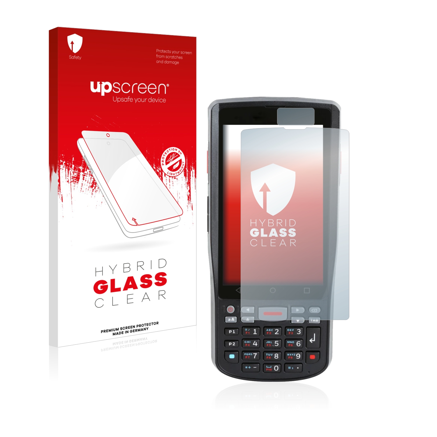 čirá skleněná fólie upscreen Hybrid Glas pro Honeywell ScanPal EDA51K (displej+Kamera)