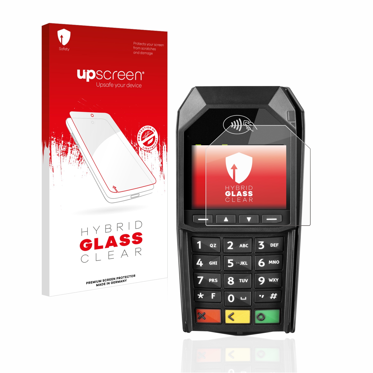 čirá skleněná fólie upscreen Hybrid Glas pro ingenico Desk/1600