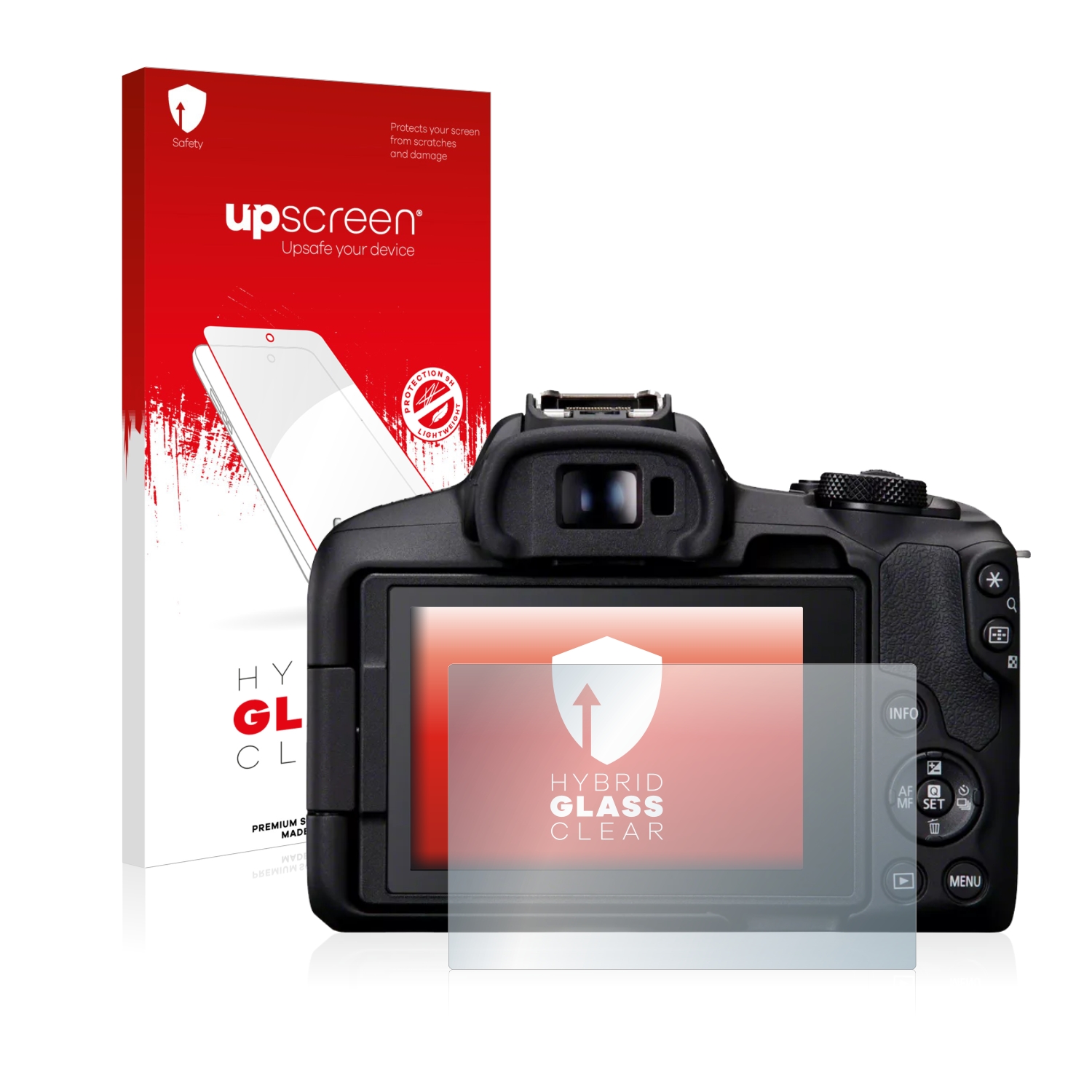 čirá skleněná fólie upscreen Hybrid Glas pro Canon EOS R50