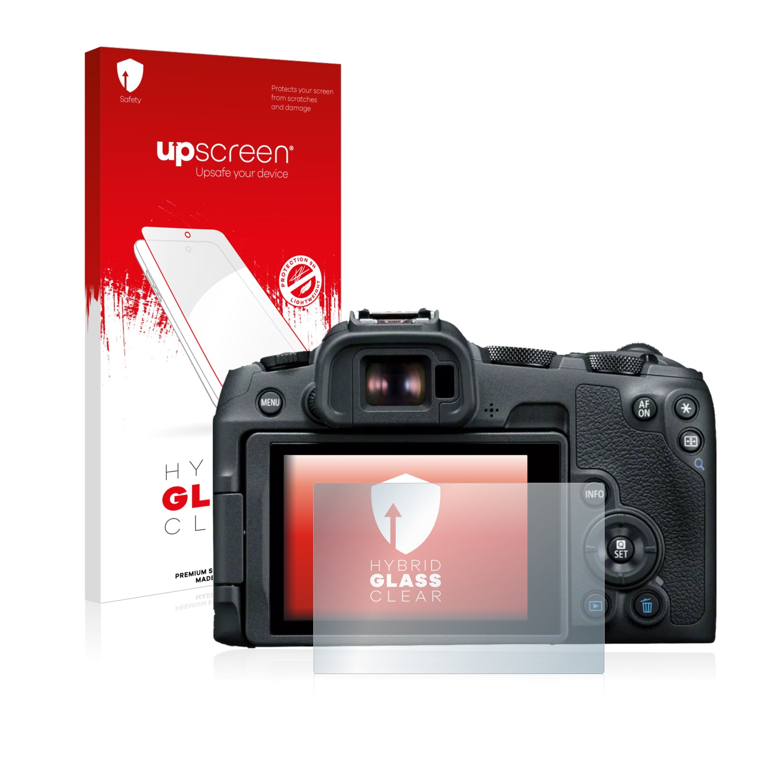 čirá skleněná fólie upscreen Hybrid Glas pro Canon EOS R8