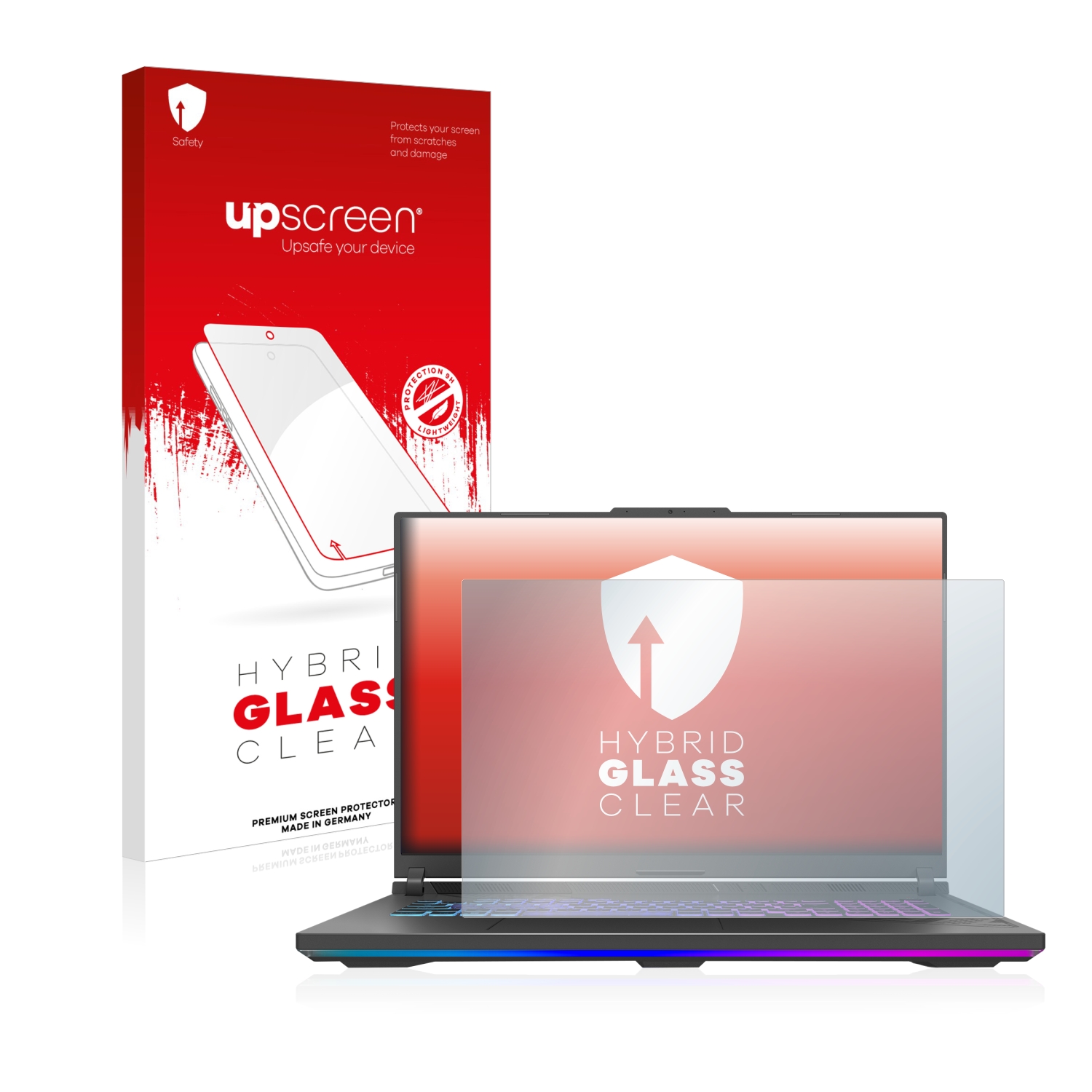 čirá skleněná fólie upscreen Hybrid Glas pro ASUS ROG Strix G18 G814 2023