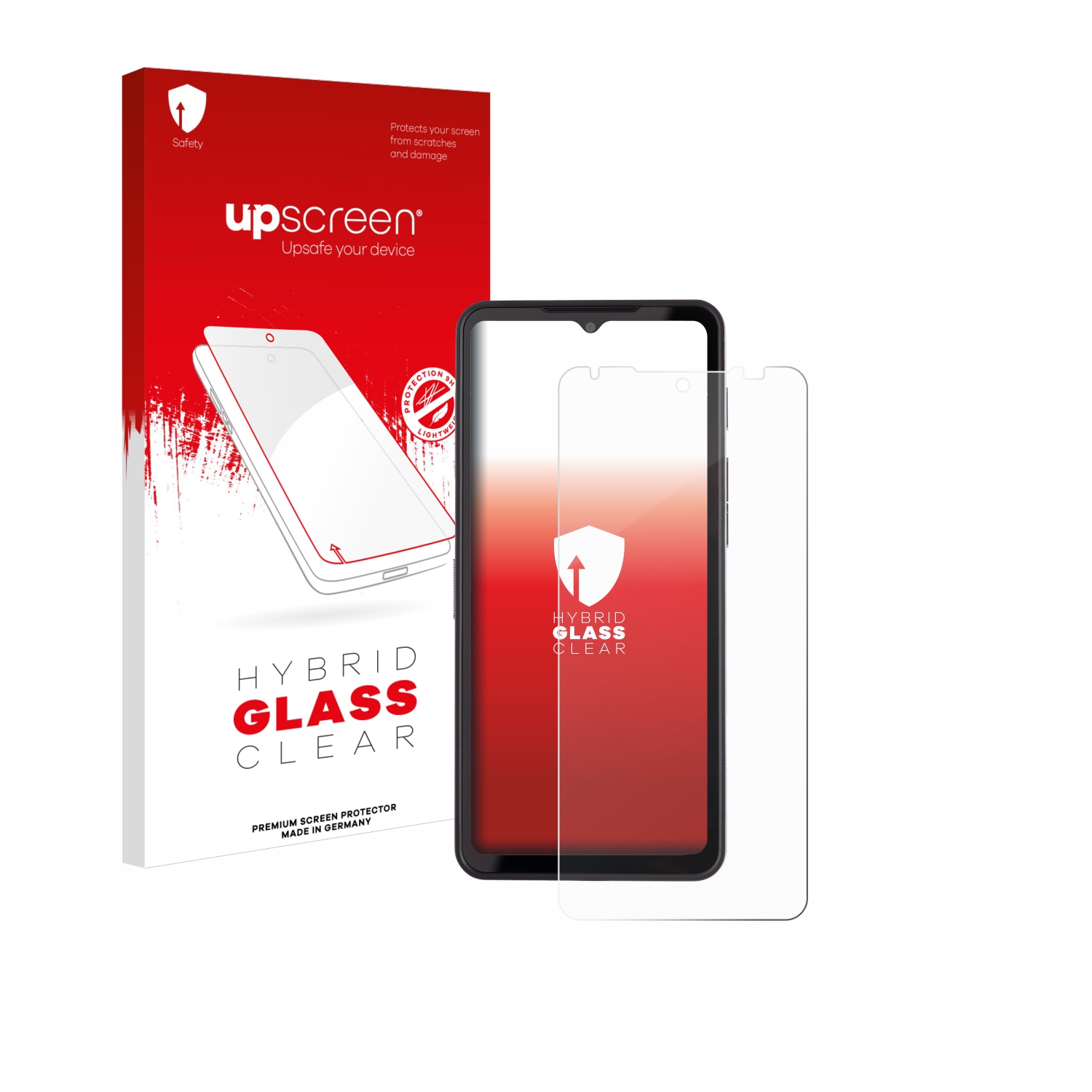 čirá skleněná fólie upscreen Hybrid Glas pro Caterpillar Cat S75