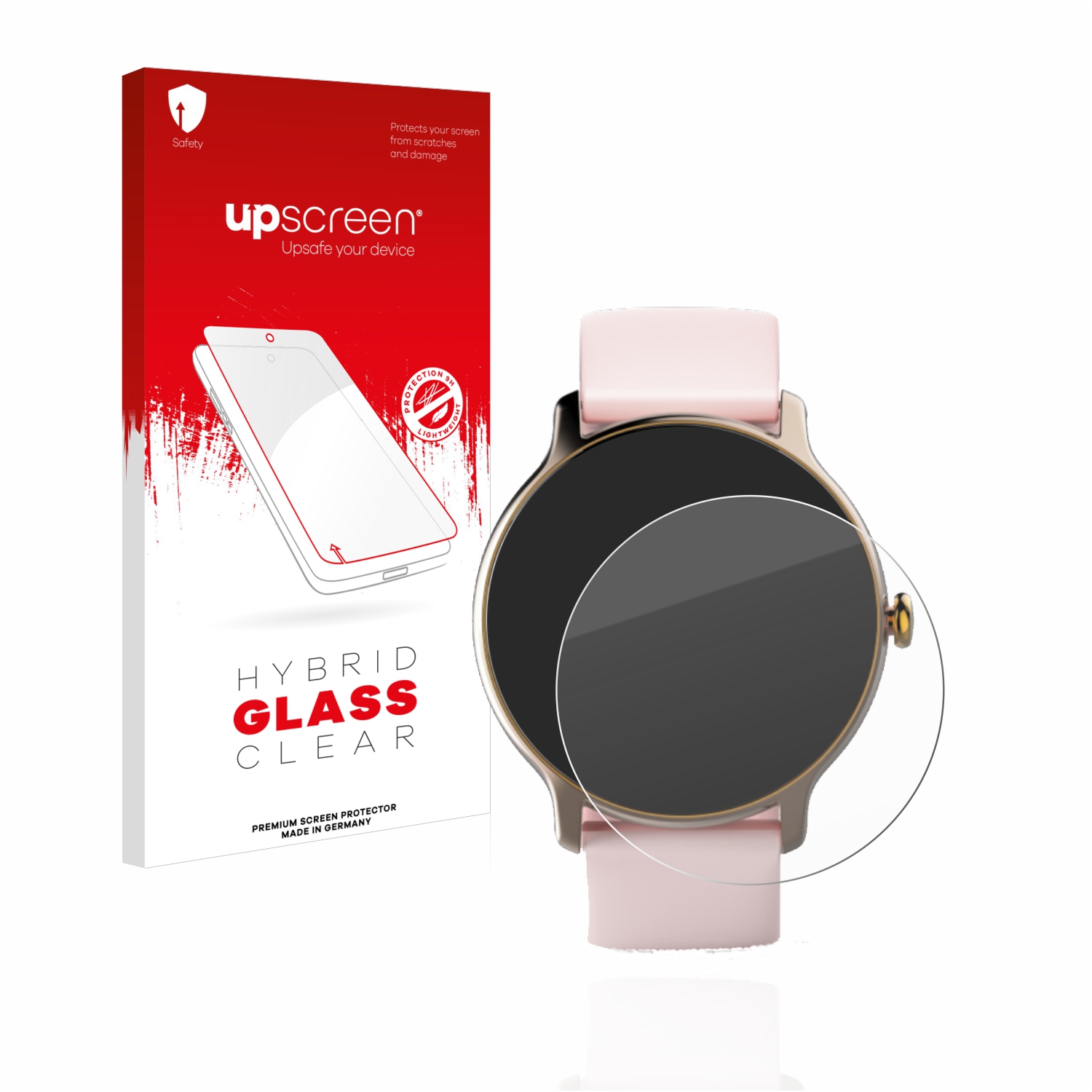 čirá skleněná fólie upscreen Hybrid Glas pro Hama Fit Watch 4910