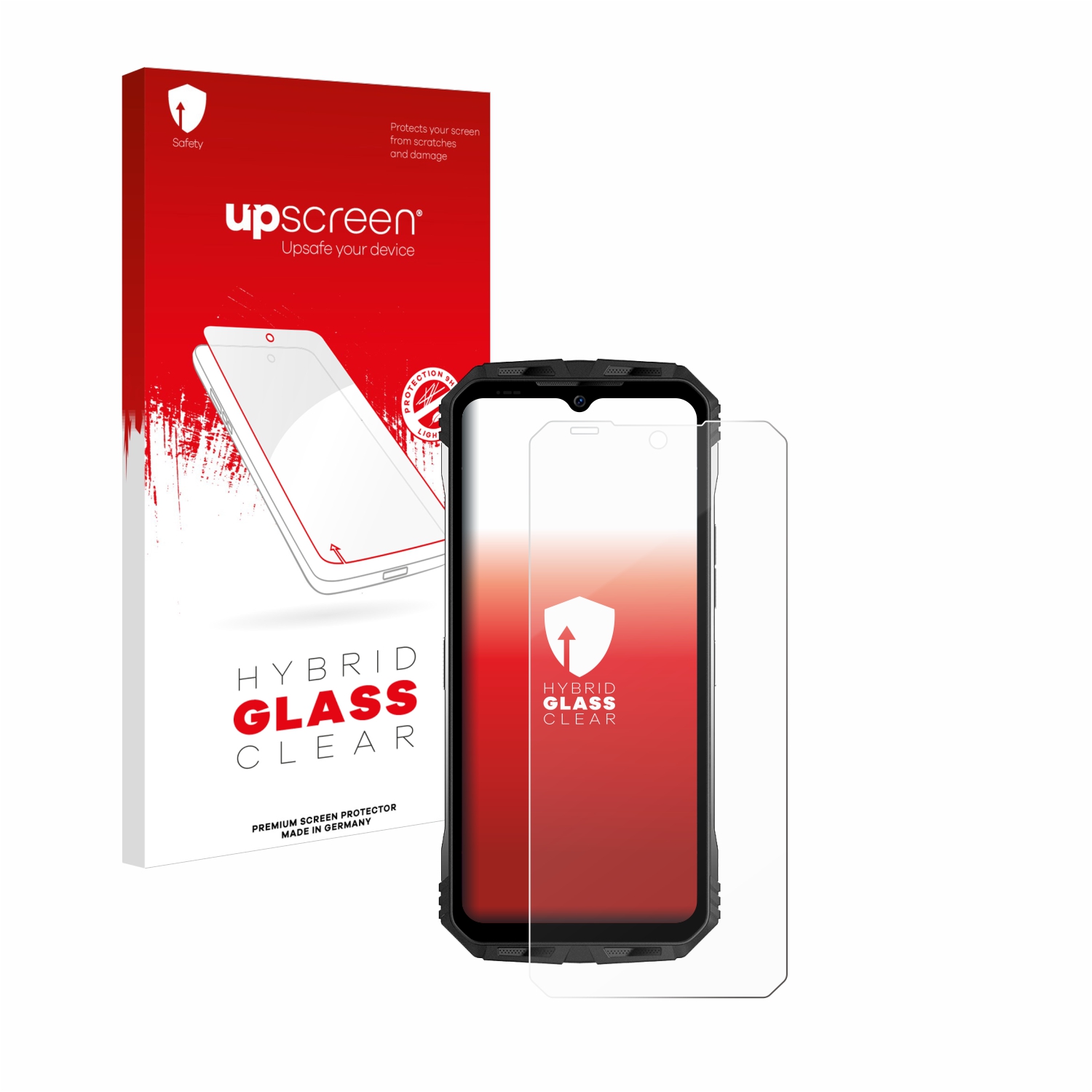 čirá skleněná fólie upscreen Hybrid Glas pro Doogee S100