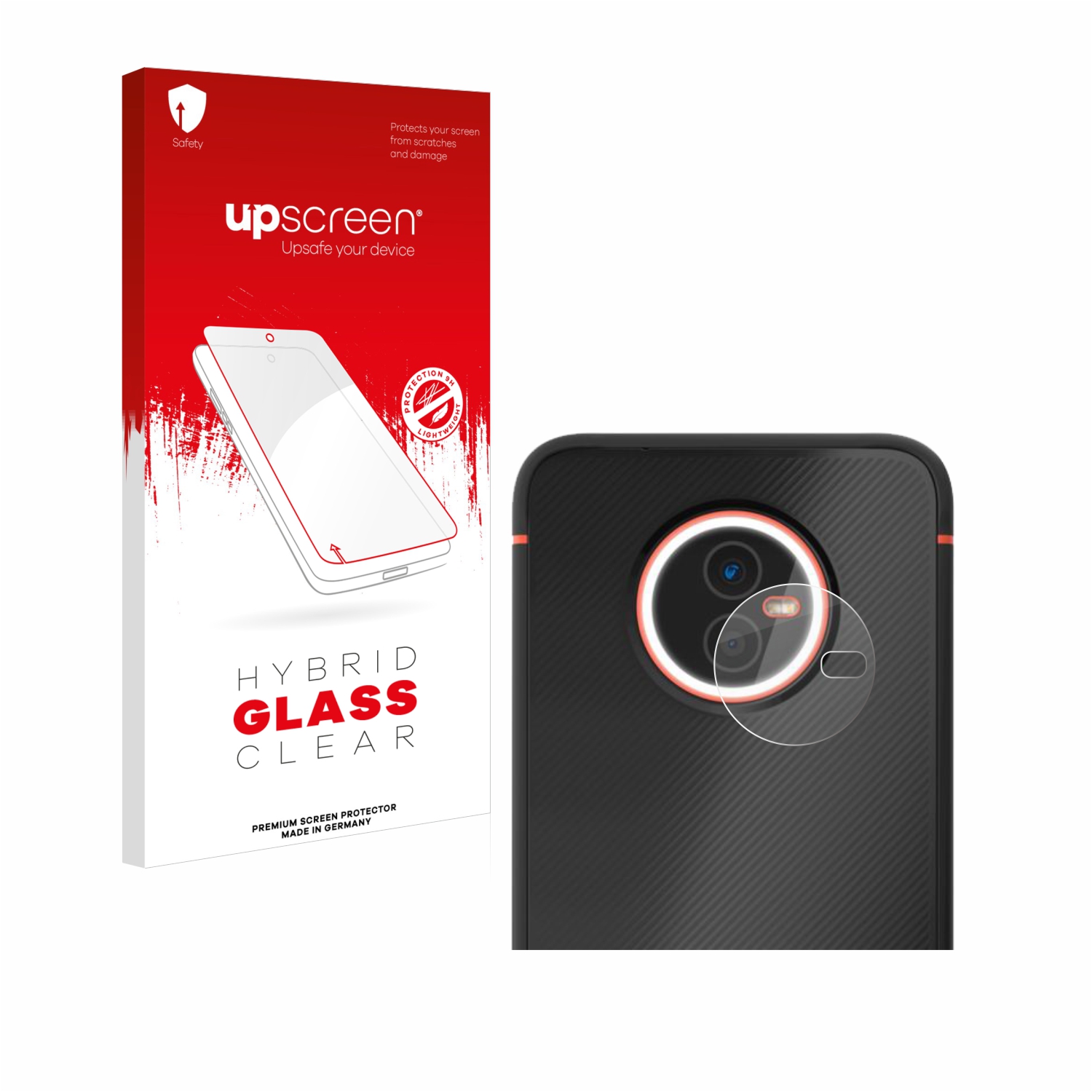 čirá skleněná fólie upscreen Hybrid Glas pro Gigaset GX4 (pouze kamera)