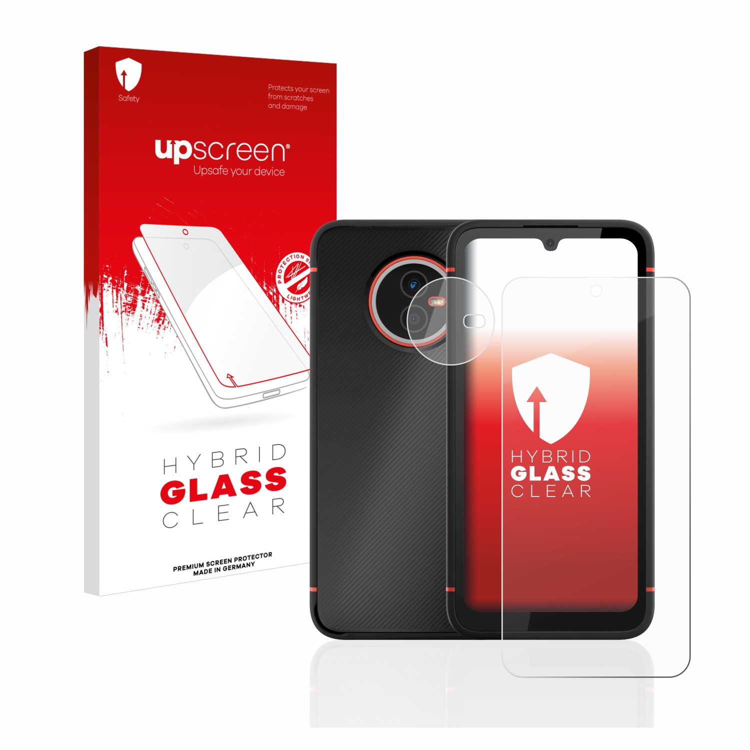 čirá skleněná fólie upscreen Hybrid Glas pro Gigaset GX4 (displej+Kamera)