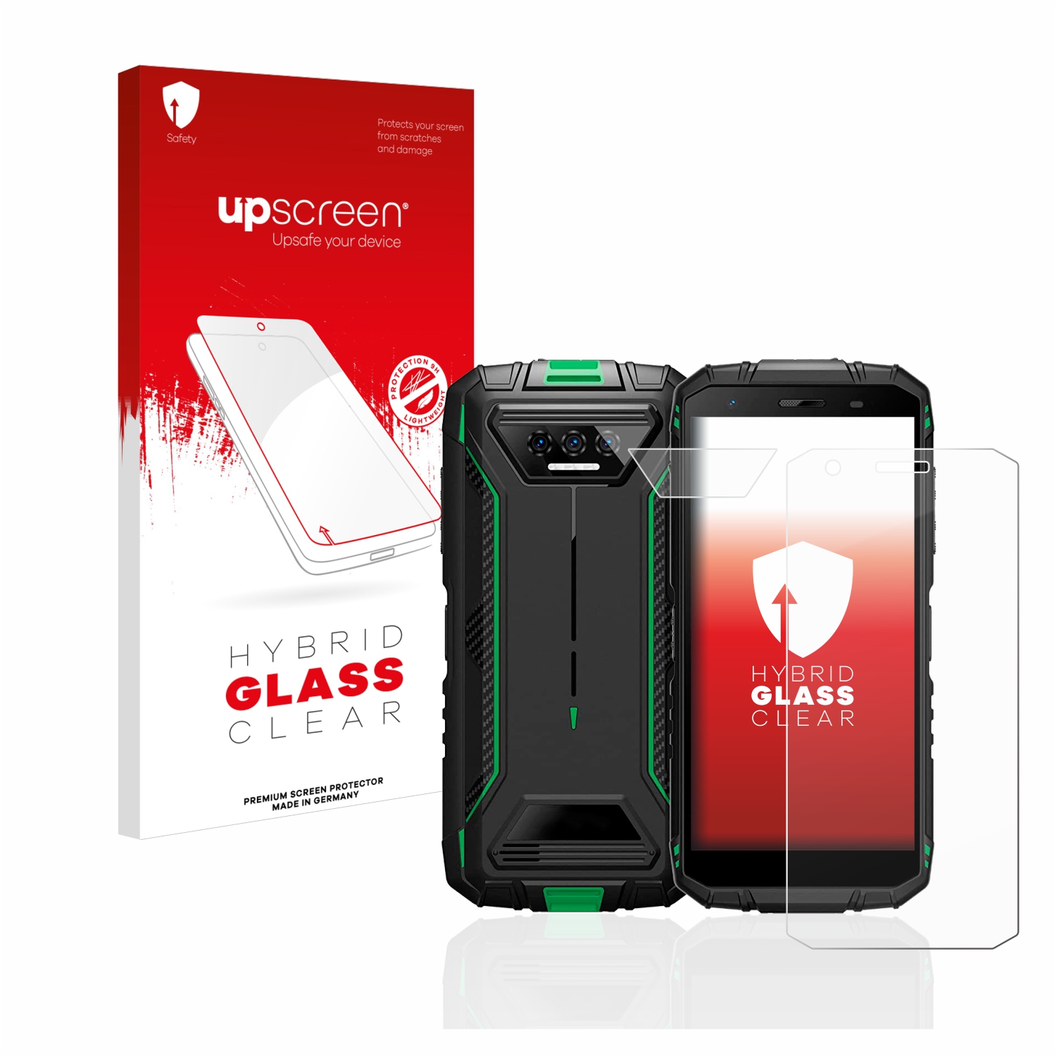 čirá skleněná fólie upscreen Hybrid Glas pro Doogee S41 Pro (displej+Kamera)