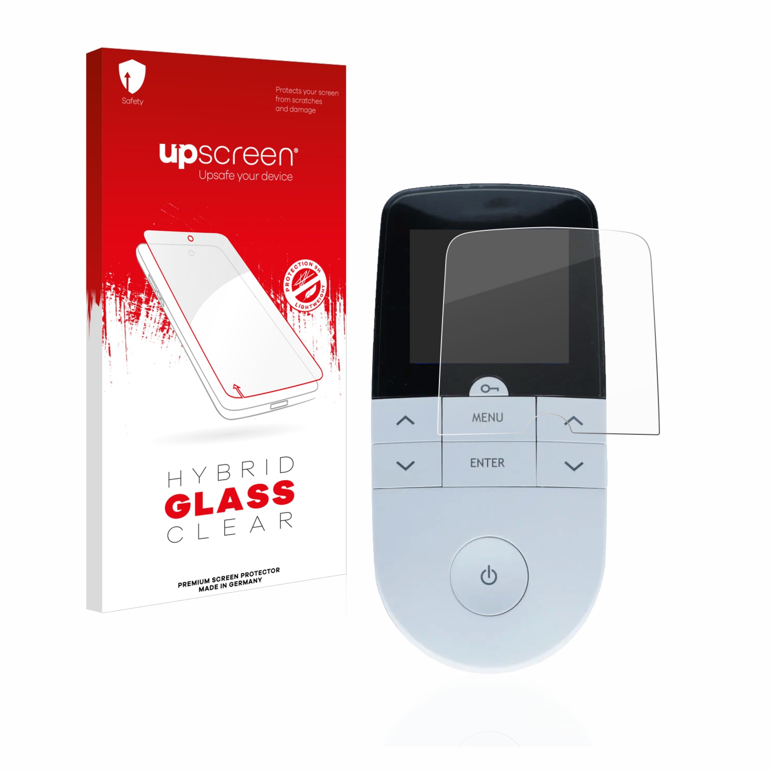 čirá skleněná fólie upscreen Hybrid Glas pro Beurer EM 49 Digital TENS/EMS