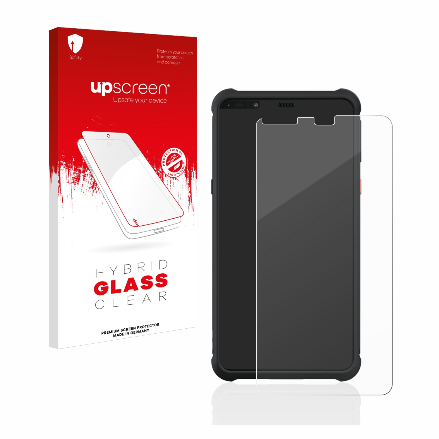 čirá skleněná fólie upscreen Hybrid Glas pro Bartec Pixavi Phone