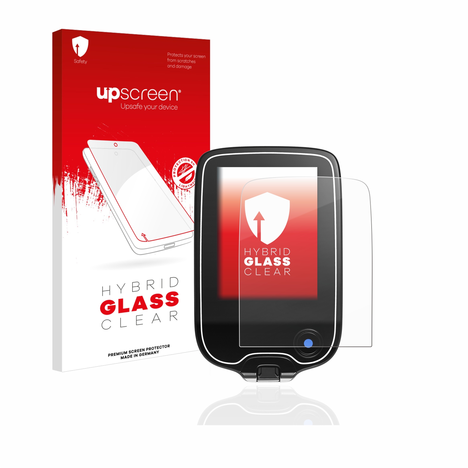čirá skleněná fólie upscreen Hybrid Glas pro Freestyle Libre 3