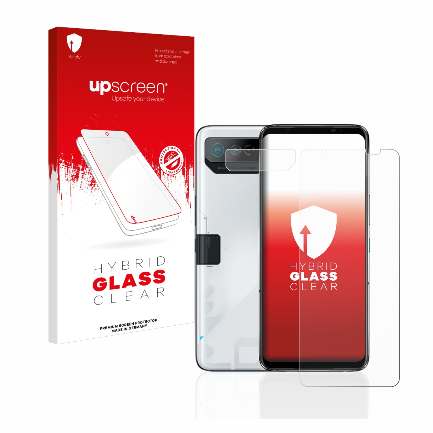 čirá skleněná fólie upscreen Hybrid Glas pro ASUS ROG Phone 7 Ultimate (displej+Kamera)