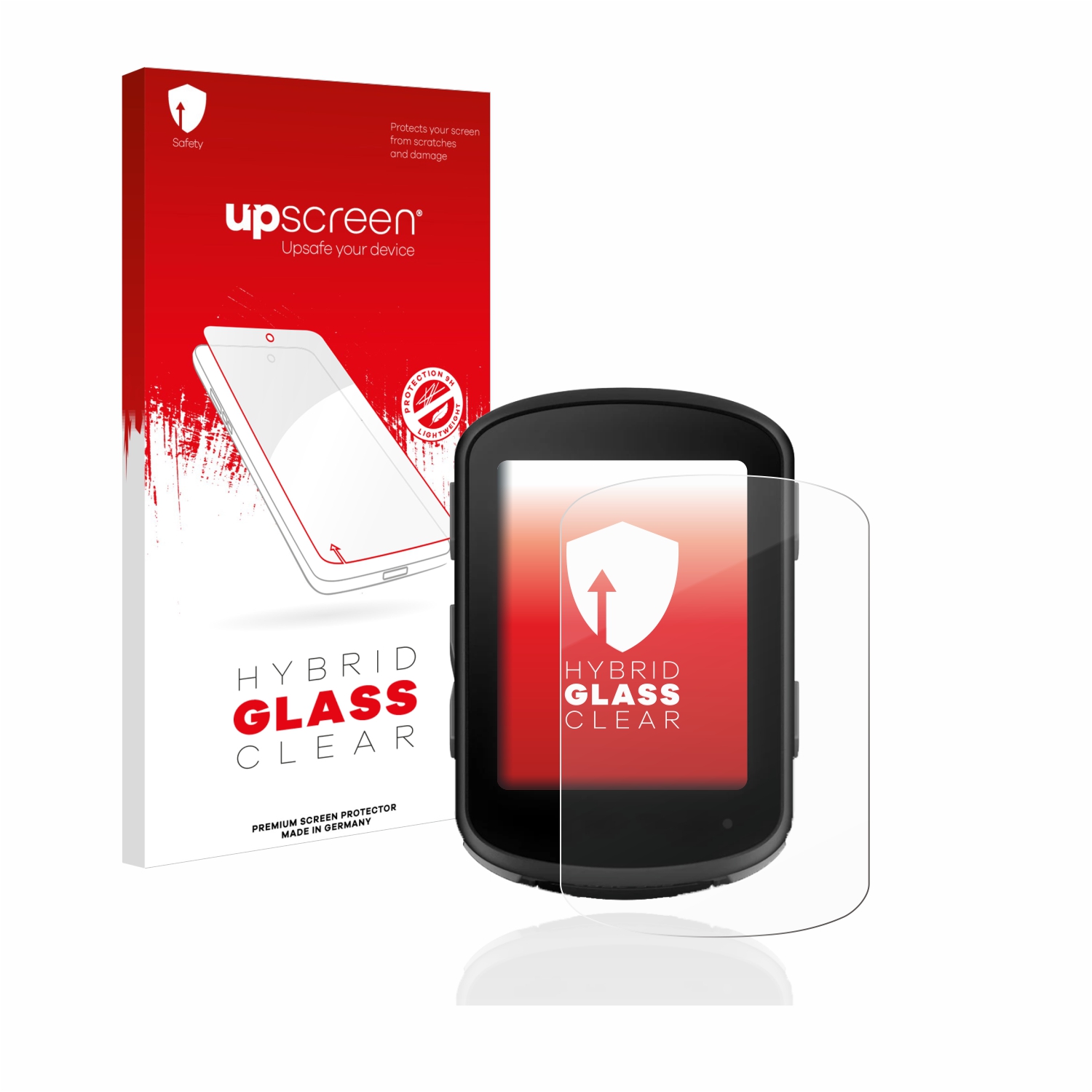 čirá skleněná fólie upscreen Hybrid Glas pro Garmin Edge 540