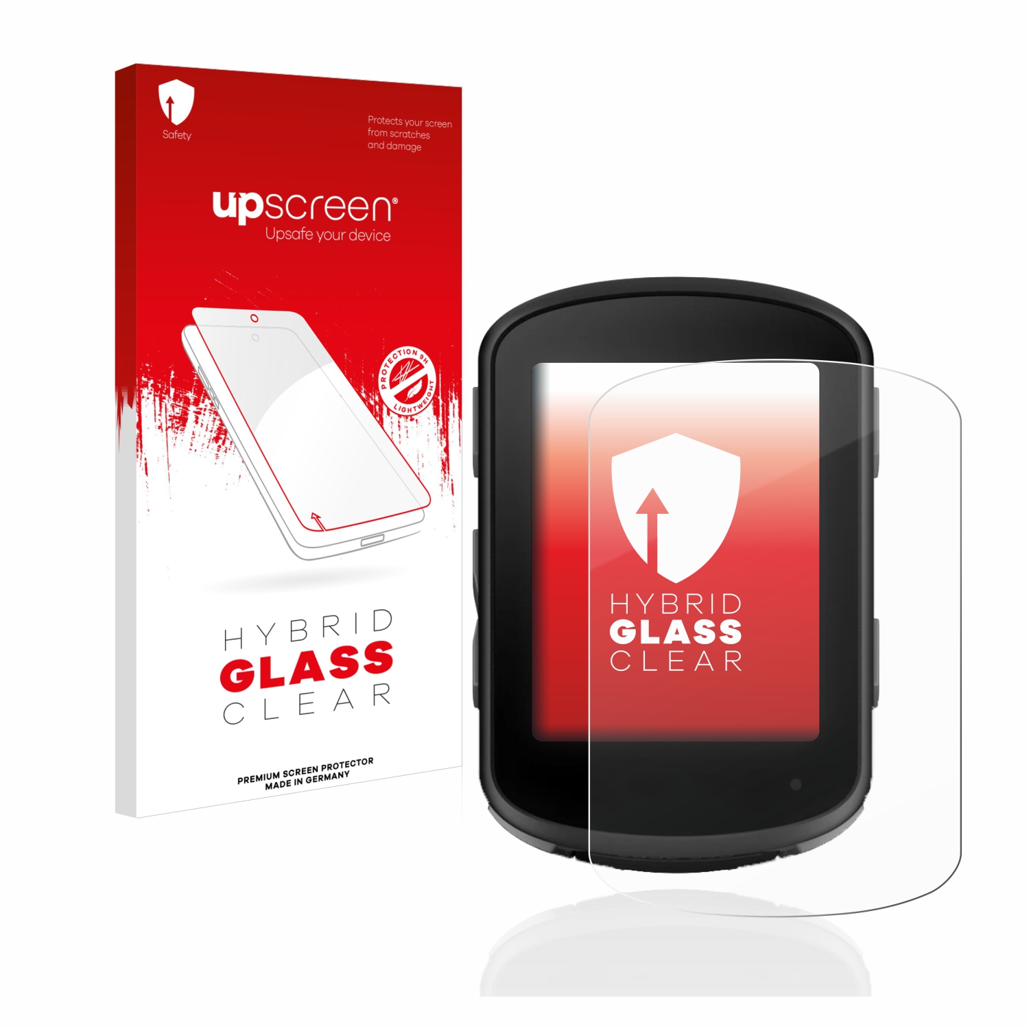 čirá skleněná fólie upscreen Hybrid Glas pro Garmin Edge 840