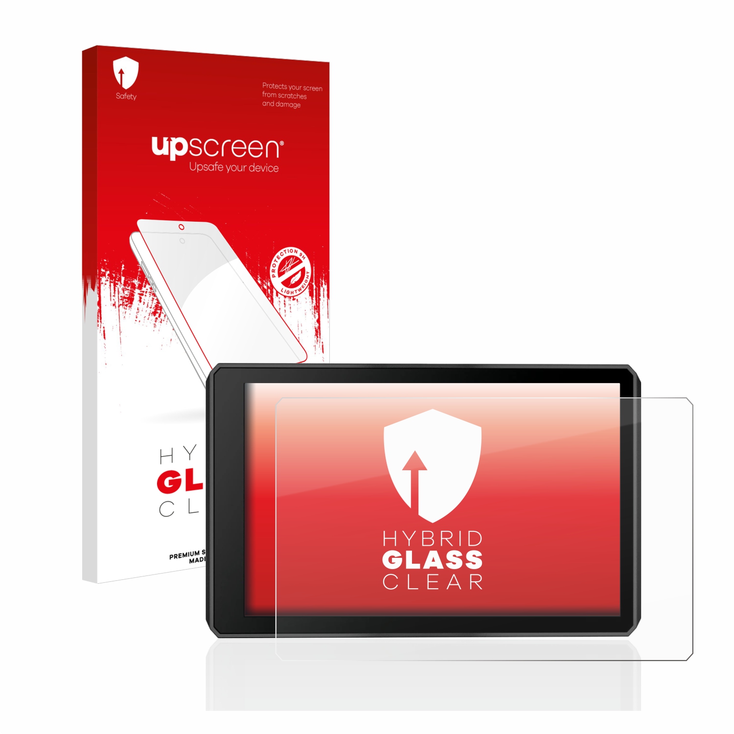 čirá skleněná fólie upscreen Hybrid Glas pro Garmin zumo XT2