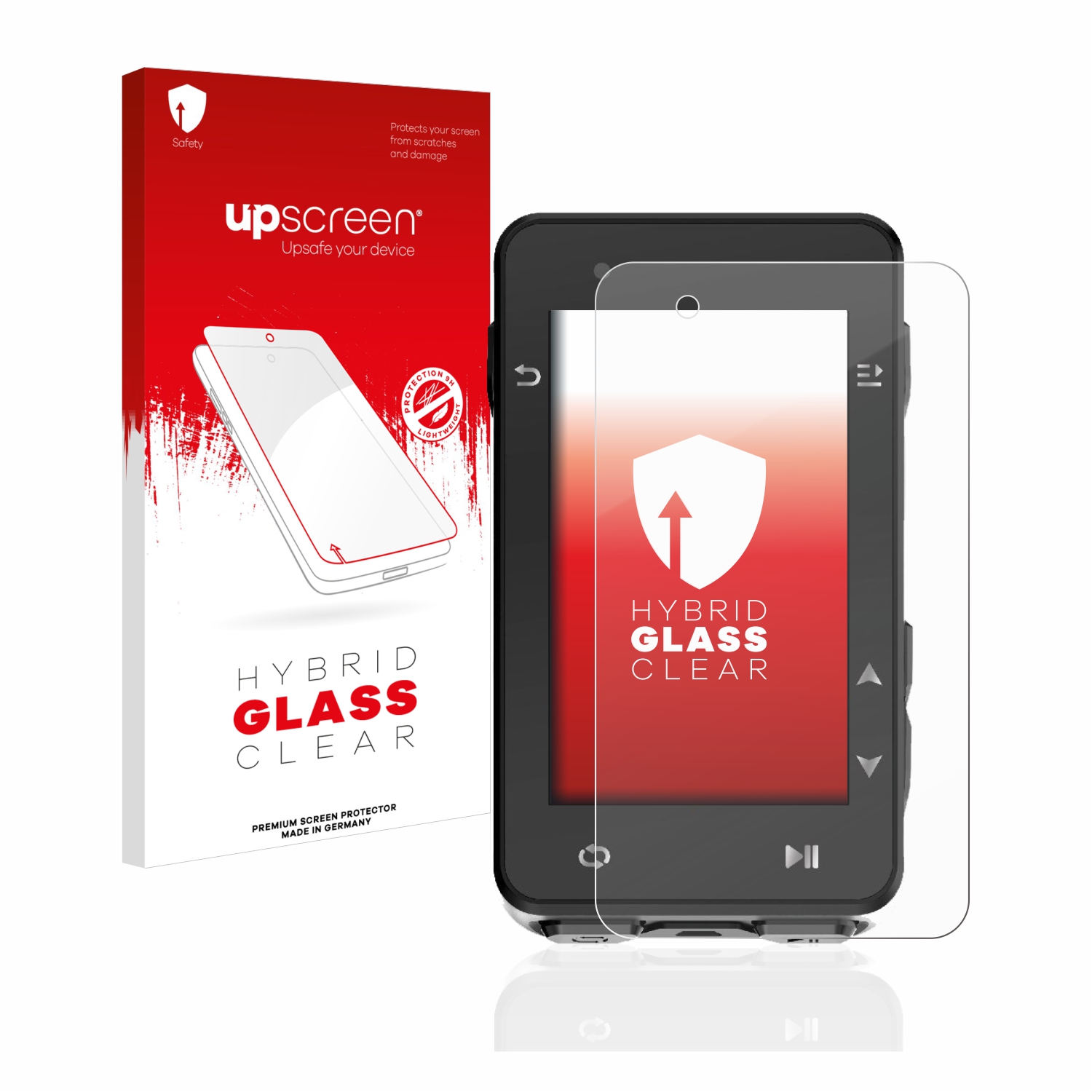 čirá skleněná fólie upscreen Hybrid Glas pro igpsport iGS630