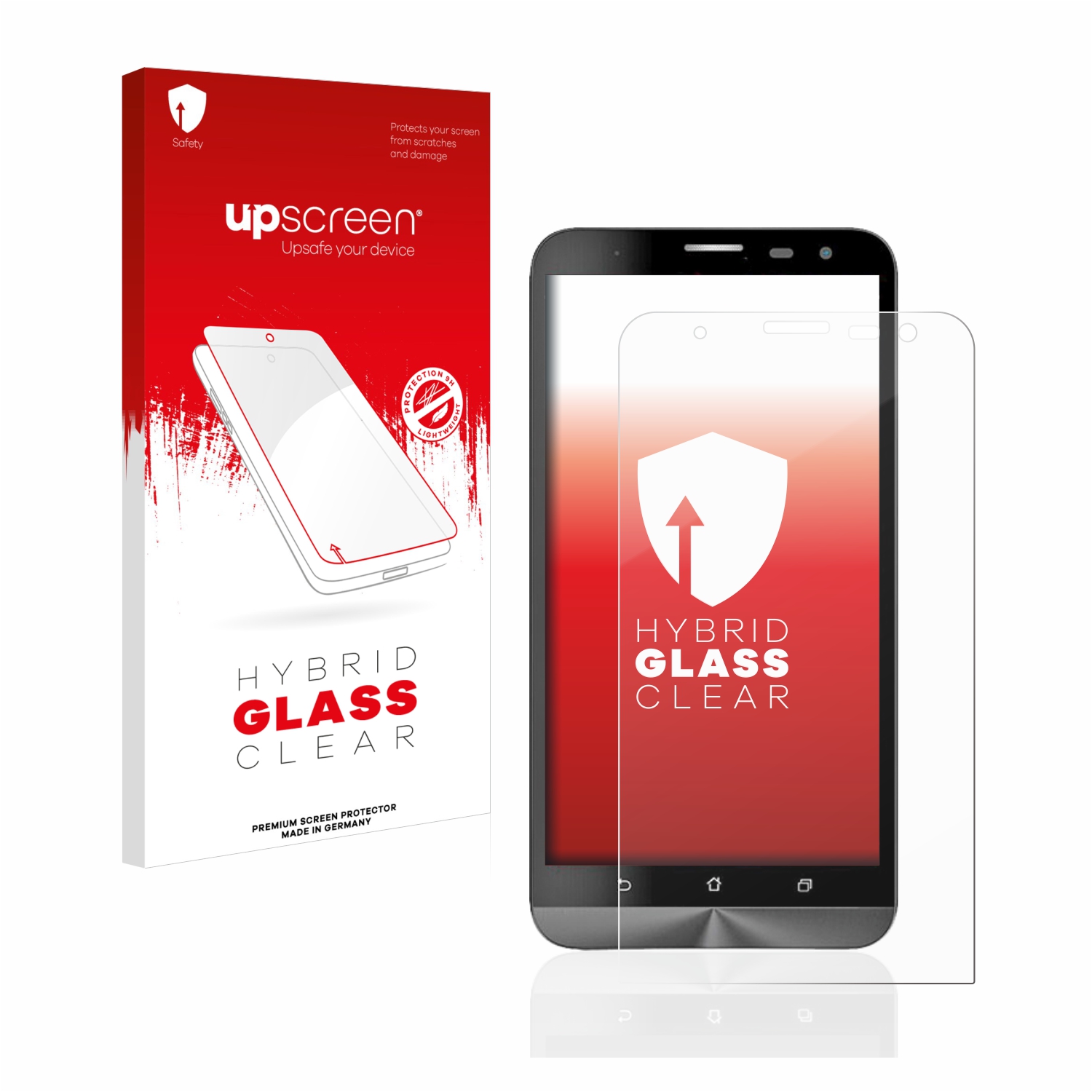 čirá skleněná fólie upscreen Hybrid Glas pro ASUS ZenFone 2 Laser ZE601KL