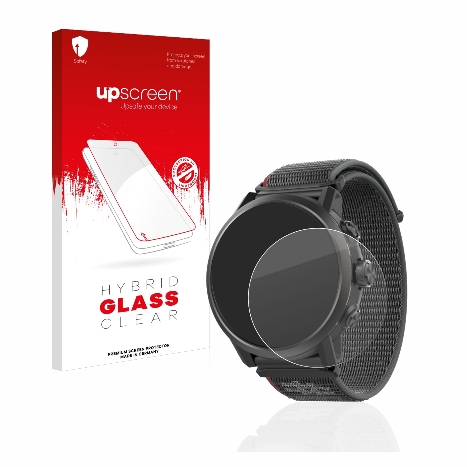 čirá skleněná fólie upscreen Hybrid Glas pro Coros Apex 2