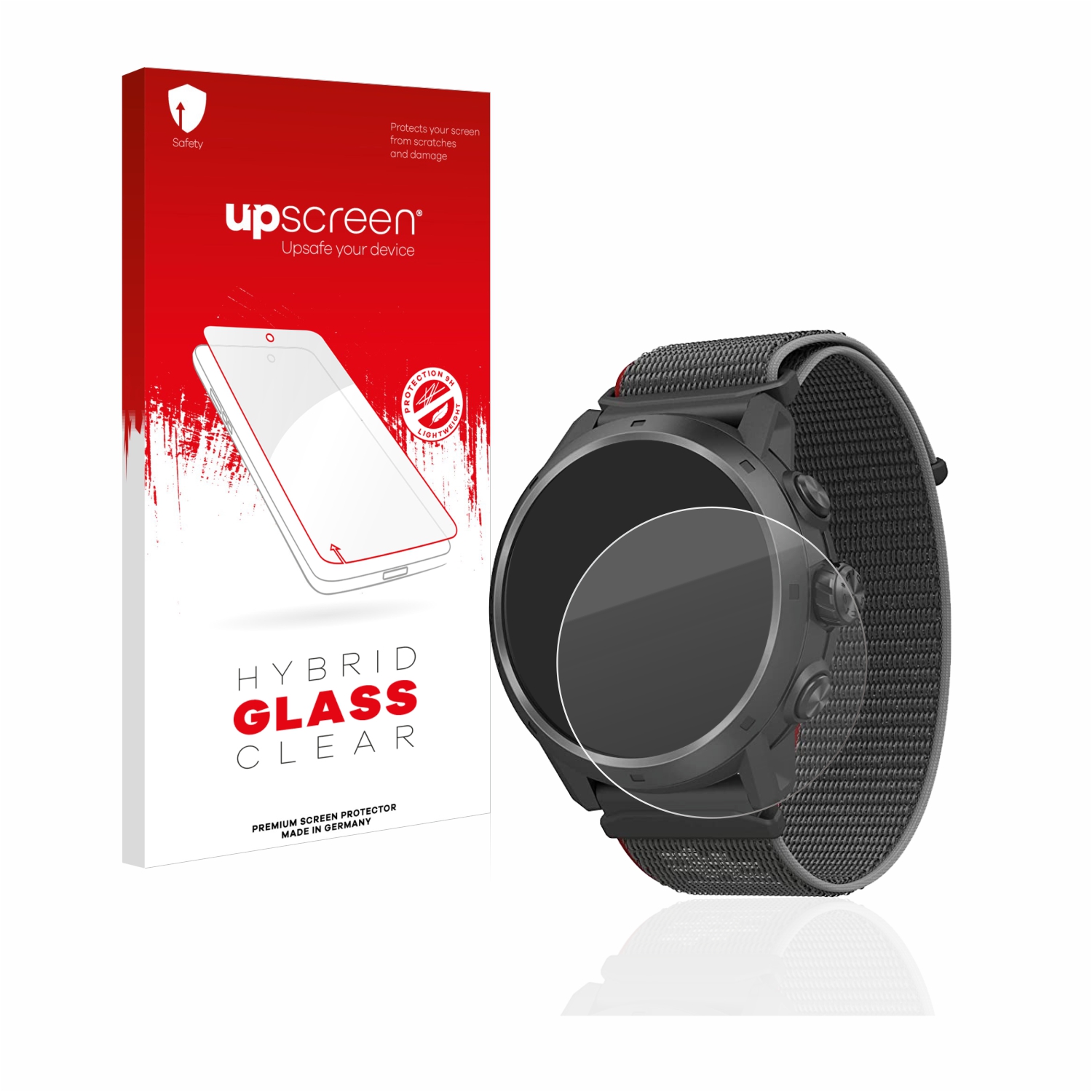 čirá skleněná fólie upscreen Hybrid Glas pro Coros Apex 2 Pro