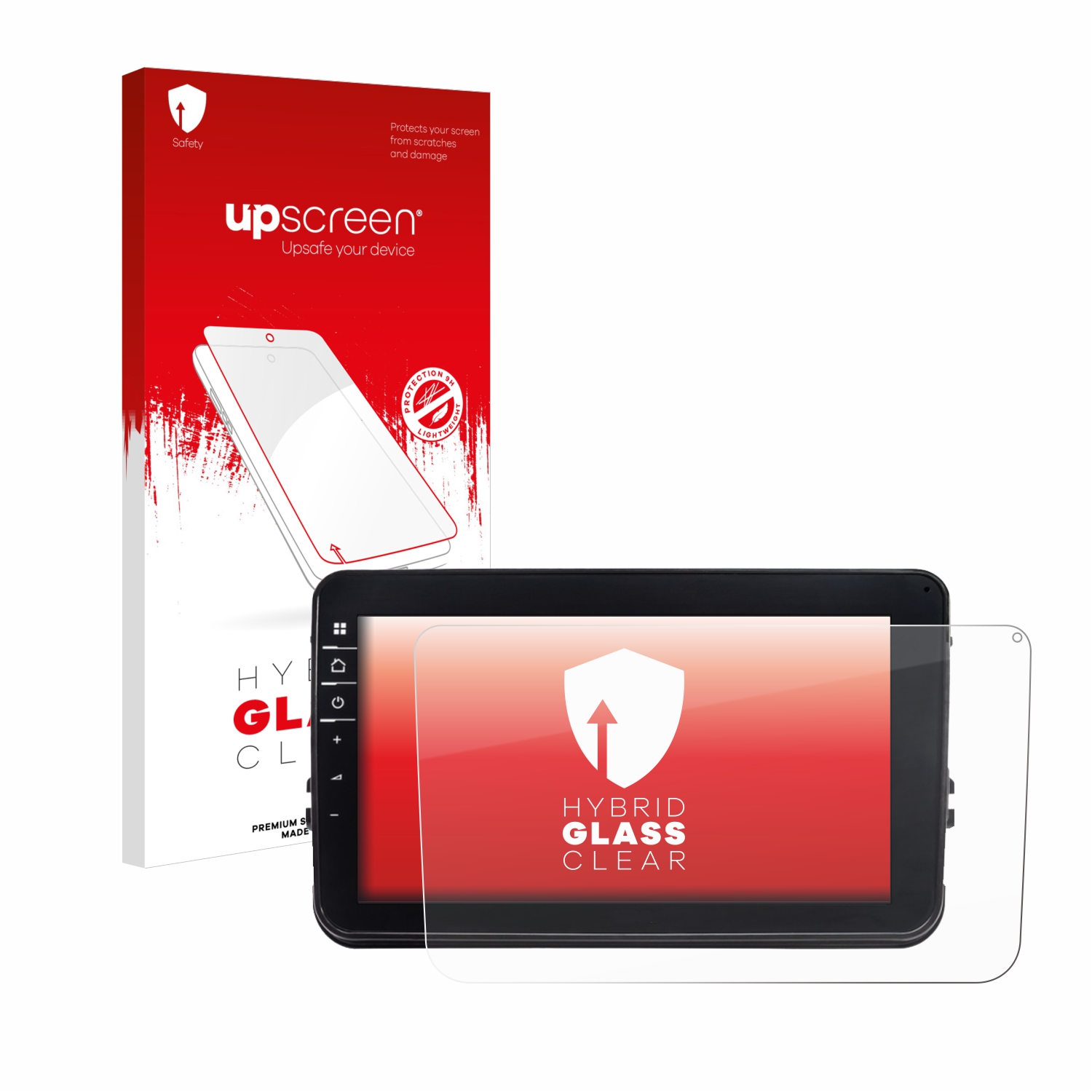 čirá skleněná fólie upscreen Hybrid Glas pro Dynavin D8-V8 8
