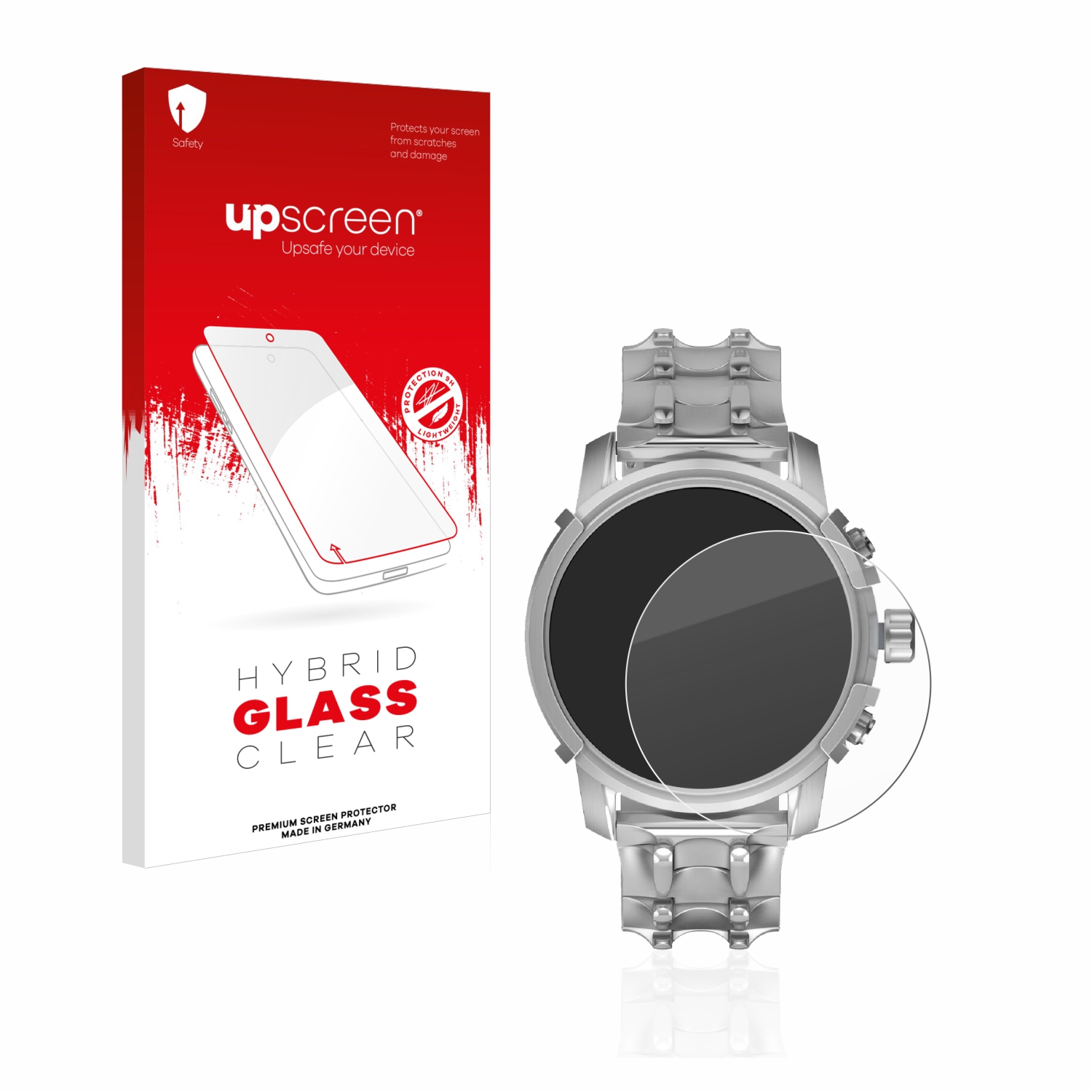 čirá skleněná fólie upscreen Hybrid Glas pro Diesel Griffed (45,5 mm)