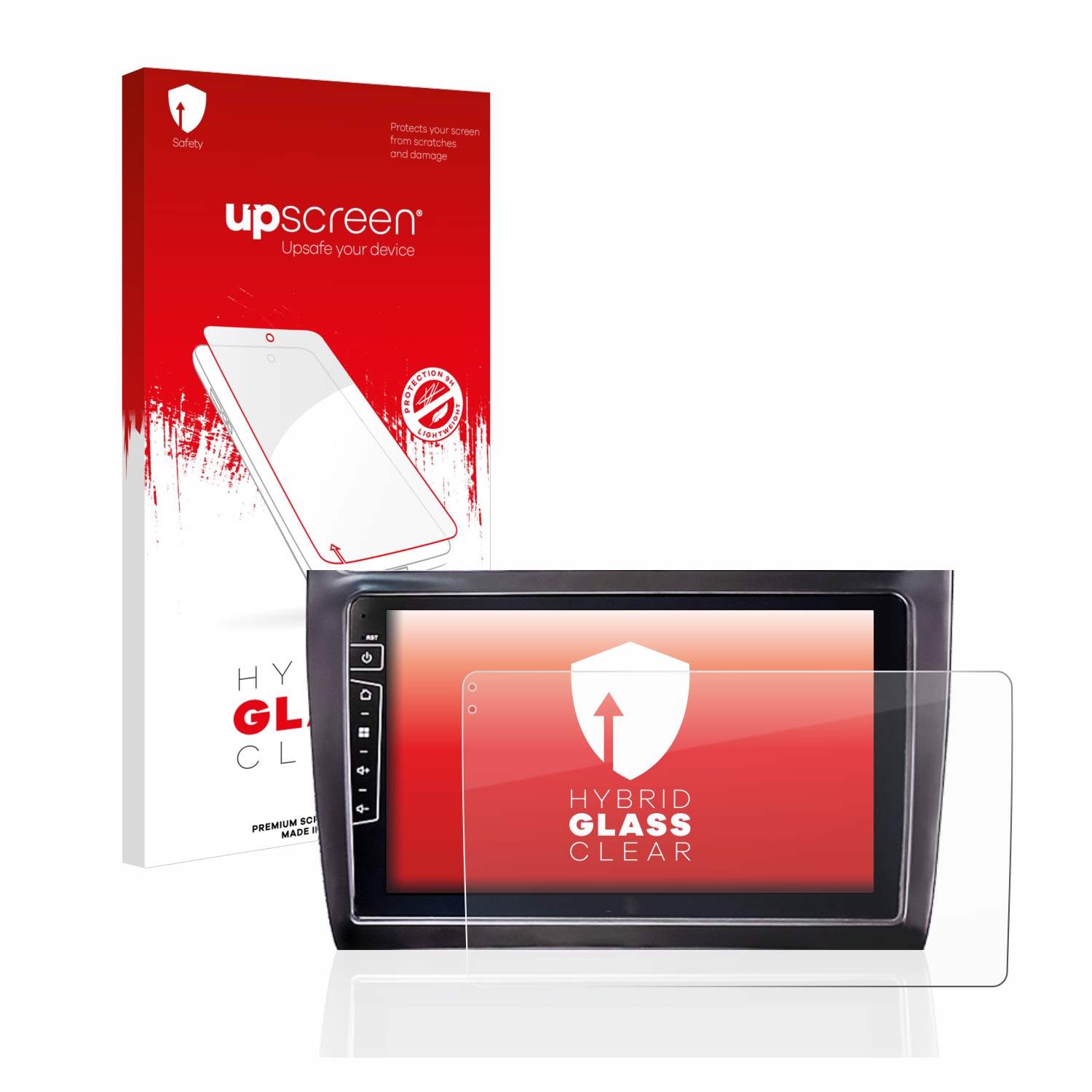 čirá skleněná fólie upscreen Hybrid Glas pro Dynavin D8-DF56 9