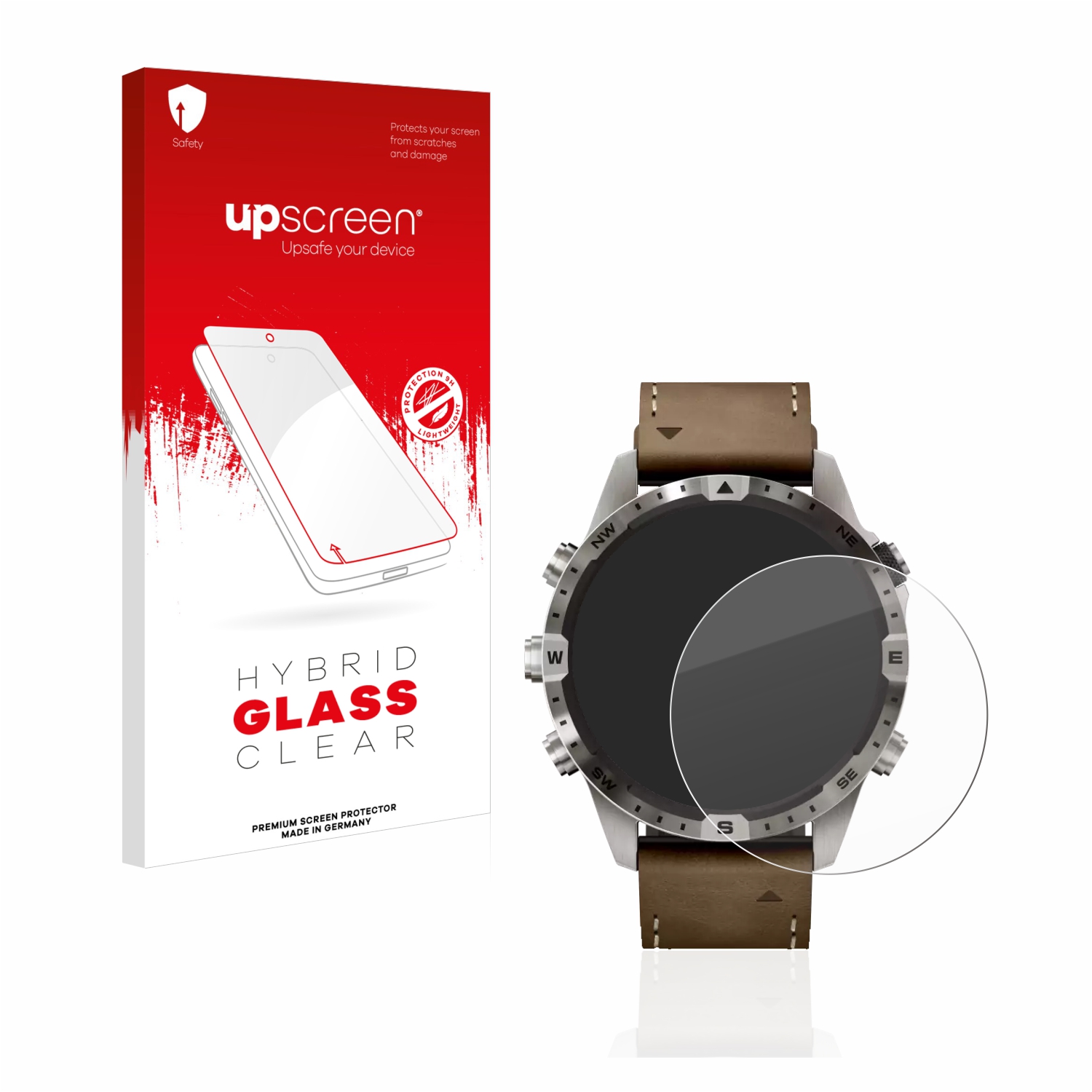 čirá skleněná fólie upscreen Hybrid Glas pro Garmin Marq Adventurer (Gen 2)