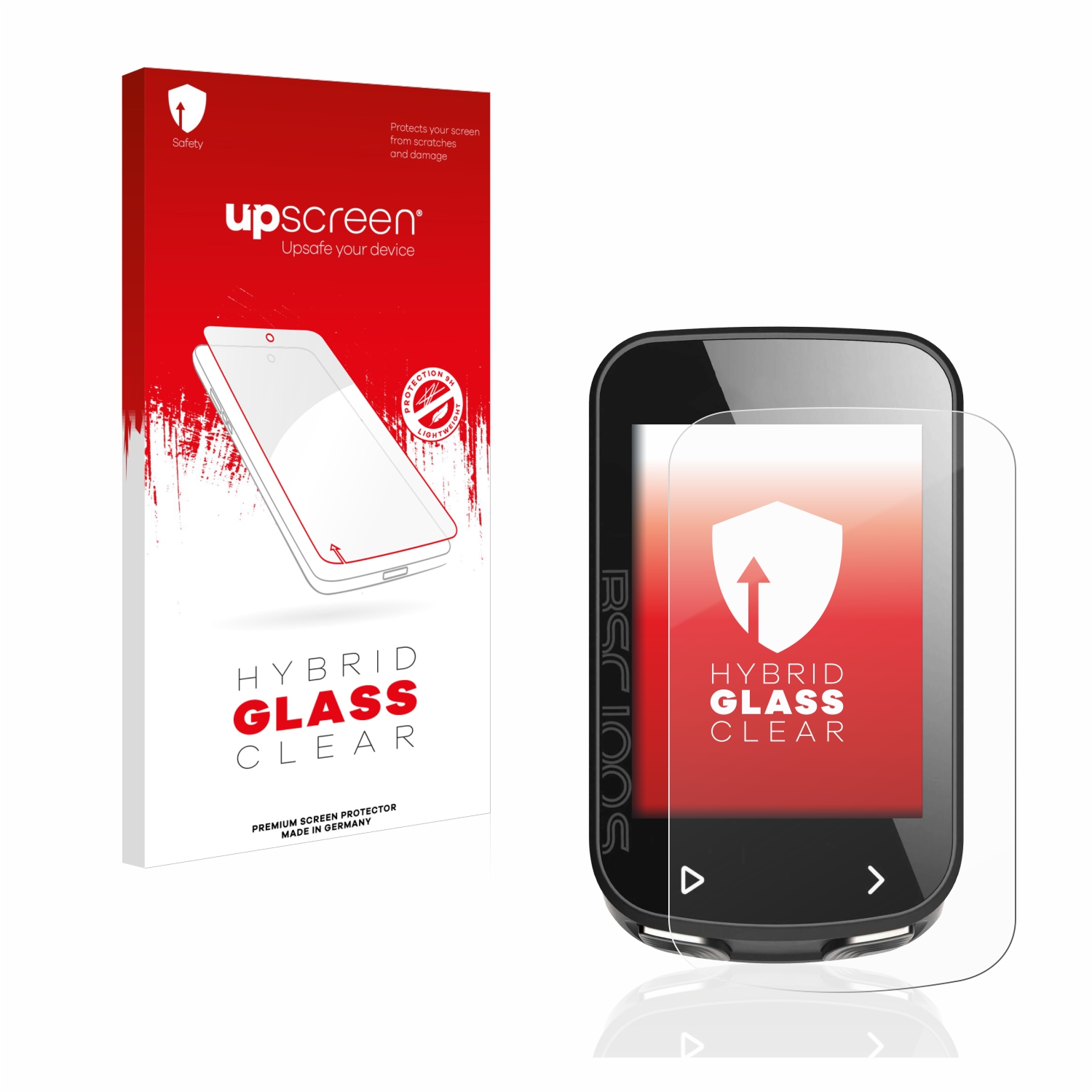 čirá skleněná fólie upscreen Hybrid Glas pro igpsport BSC100S